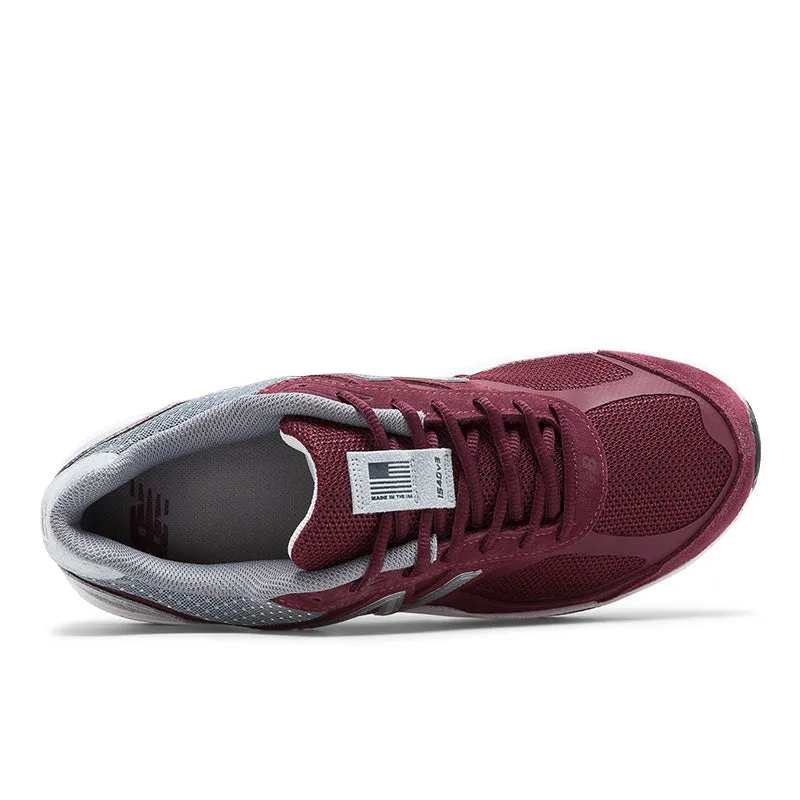 Comfort Cushioning Easy to Carry 1540v3 - Burgundy with Grey - Men's