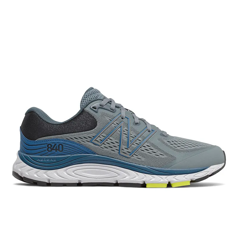 840v5 - Ocean Grey with Oxygen Blue - Men's mesh - upper - feature shoes