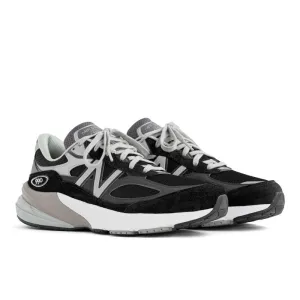 990v6 - Black with White - Men's Adjustable Laces foam sole shoe trait