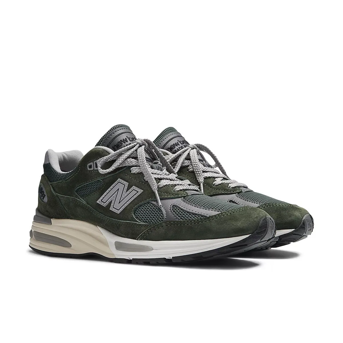Earth Tone Foam Lining Standing Workers 991V2 'Kombu Green'
