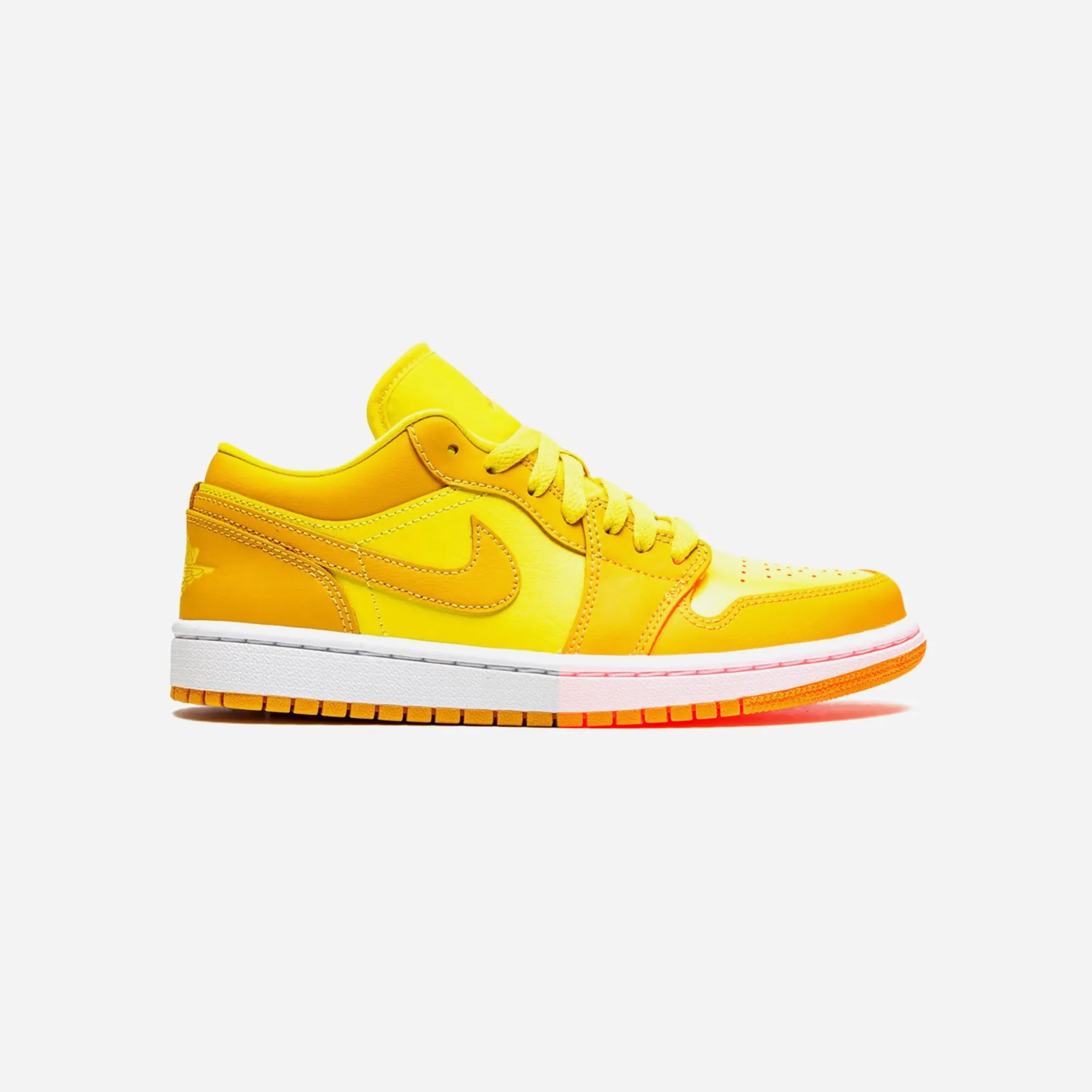 Light Impact Comfort-Oriented Nike Air Jordan 1 Low Yellow Strike WMNS