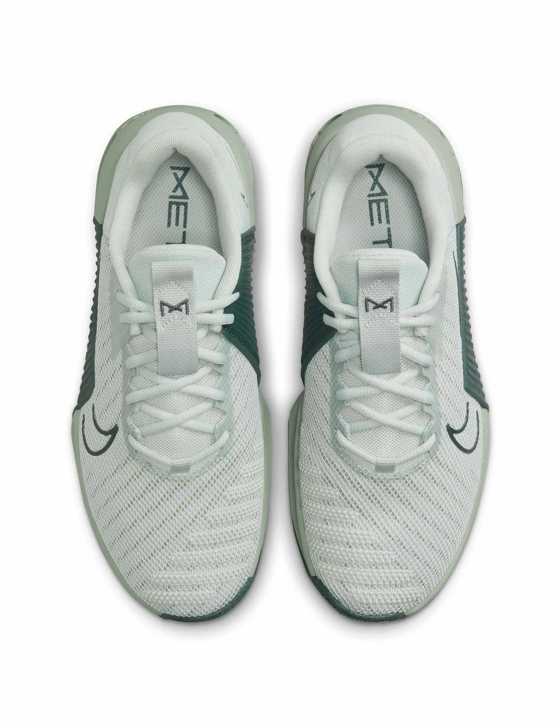 Metcon 9 Shoes - Light Silver/Vintage Green/Jade Horizon Stitch Free Uppers