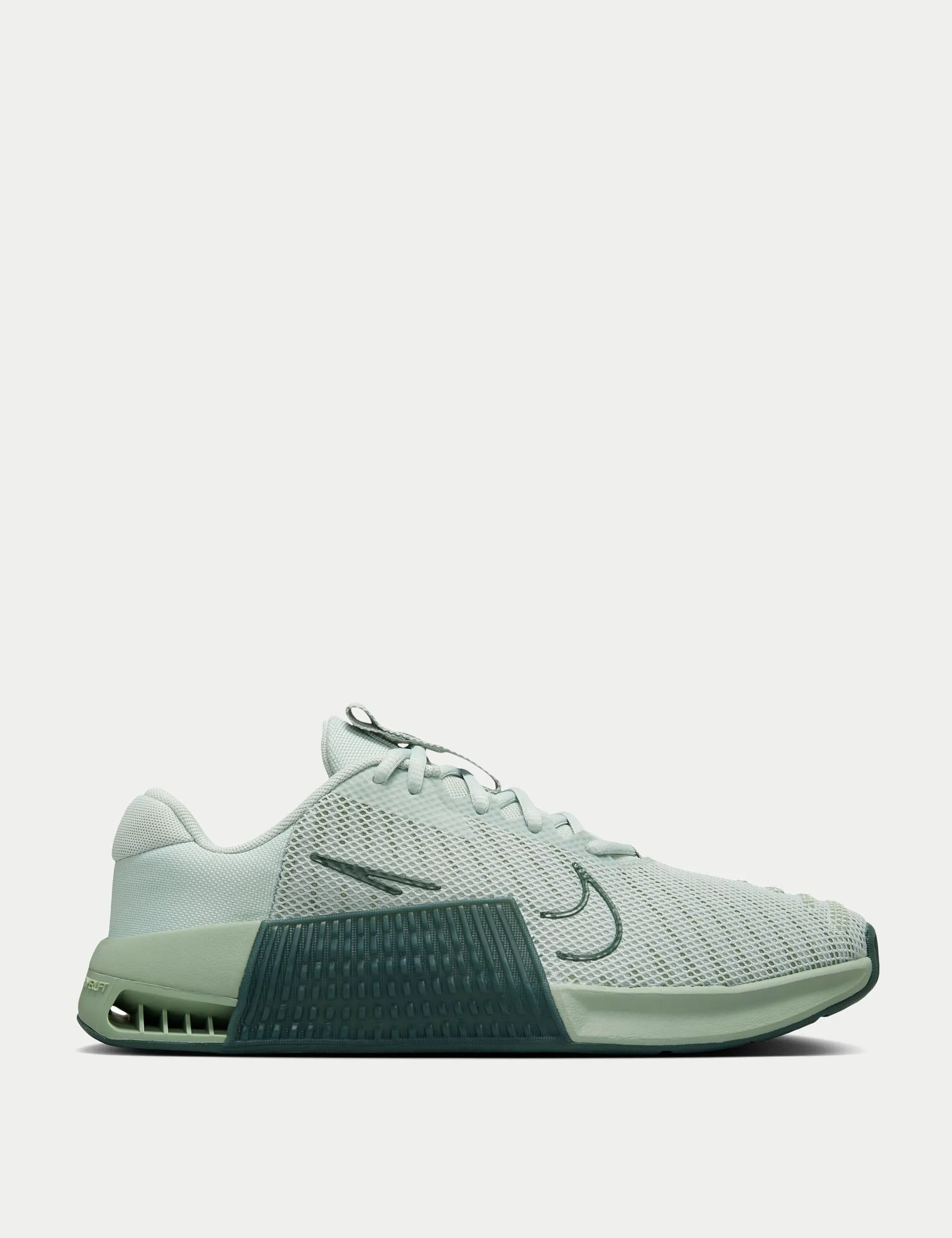 Metcon 9 Shoes - Light Silver/Vintage Green/Jade Horizon Fast Comfort