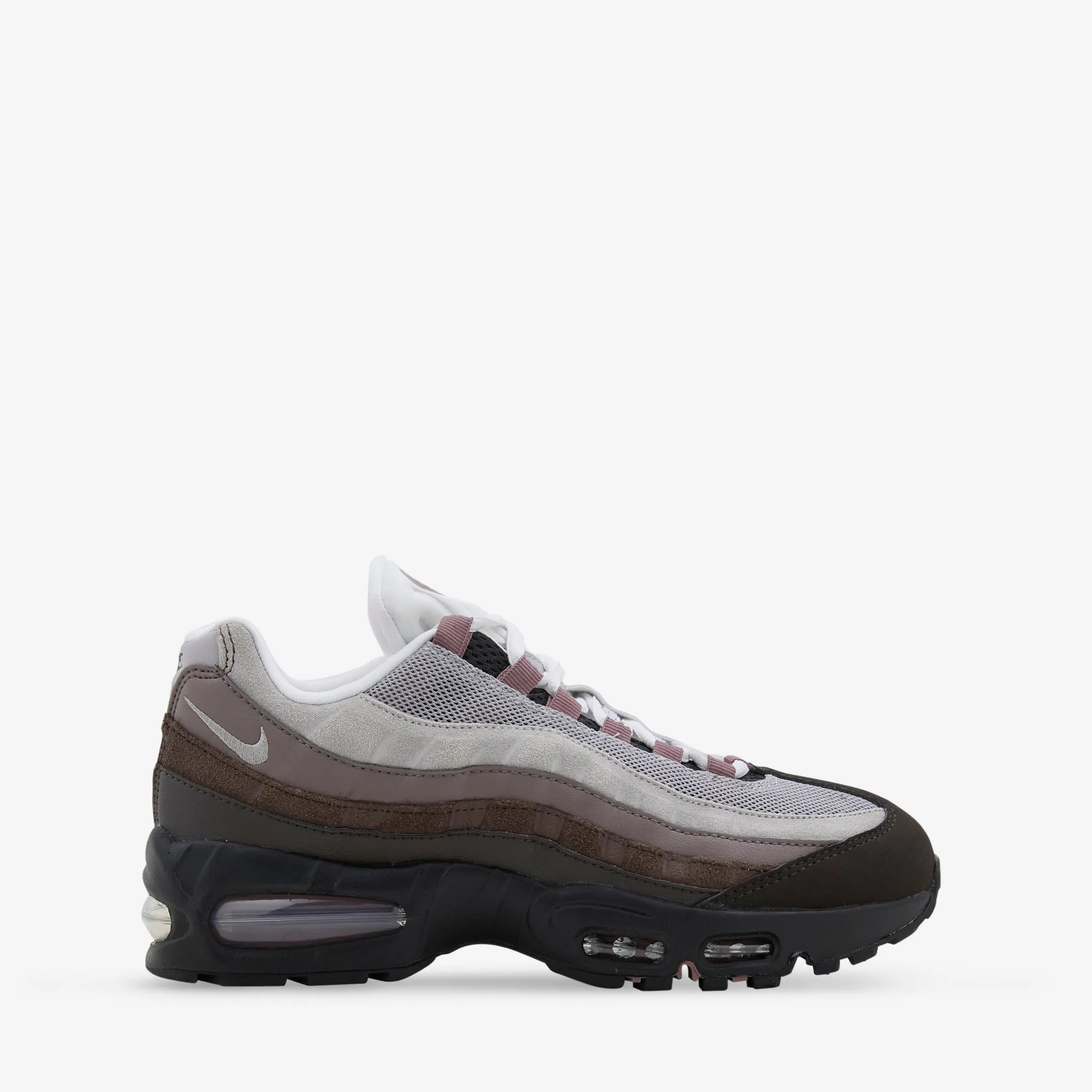 Breathable Sole Punch Step Women's Air Max 95 Velvet Brown | Pearl Grey | Baroque Brown
