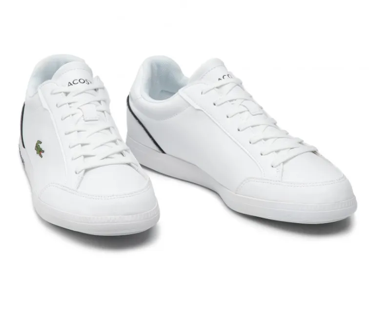Men's Lacoste Graduate Cap 0121 SMA (White/Black) Cloudy Jog Team Jog