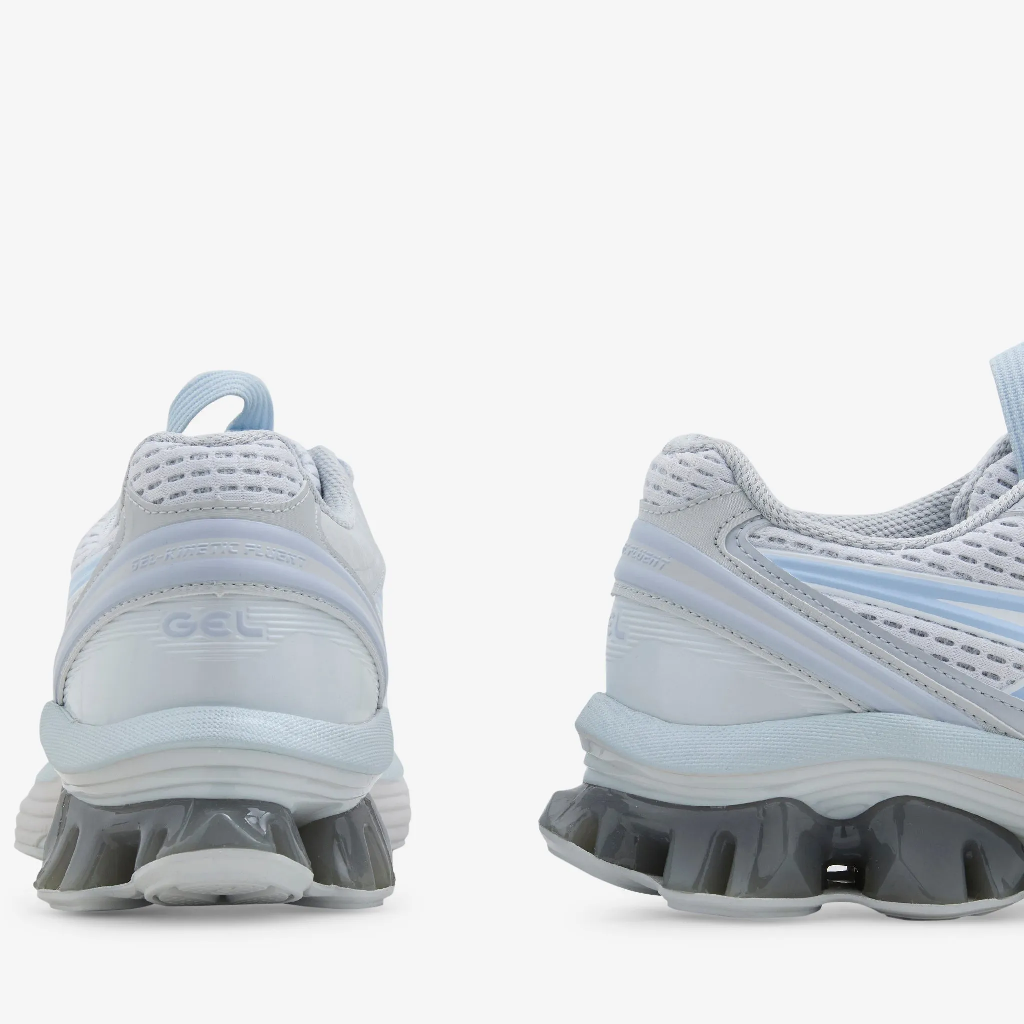US6-S Gel-Kinetic Fluent Glacier Grey | Soft Sky Square Toe Sturdy Build