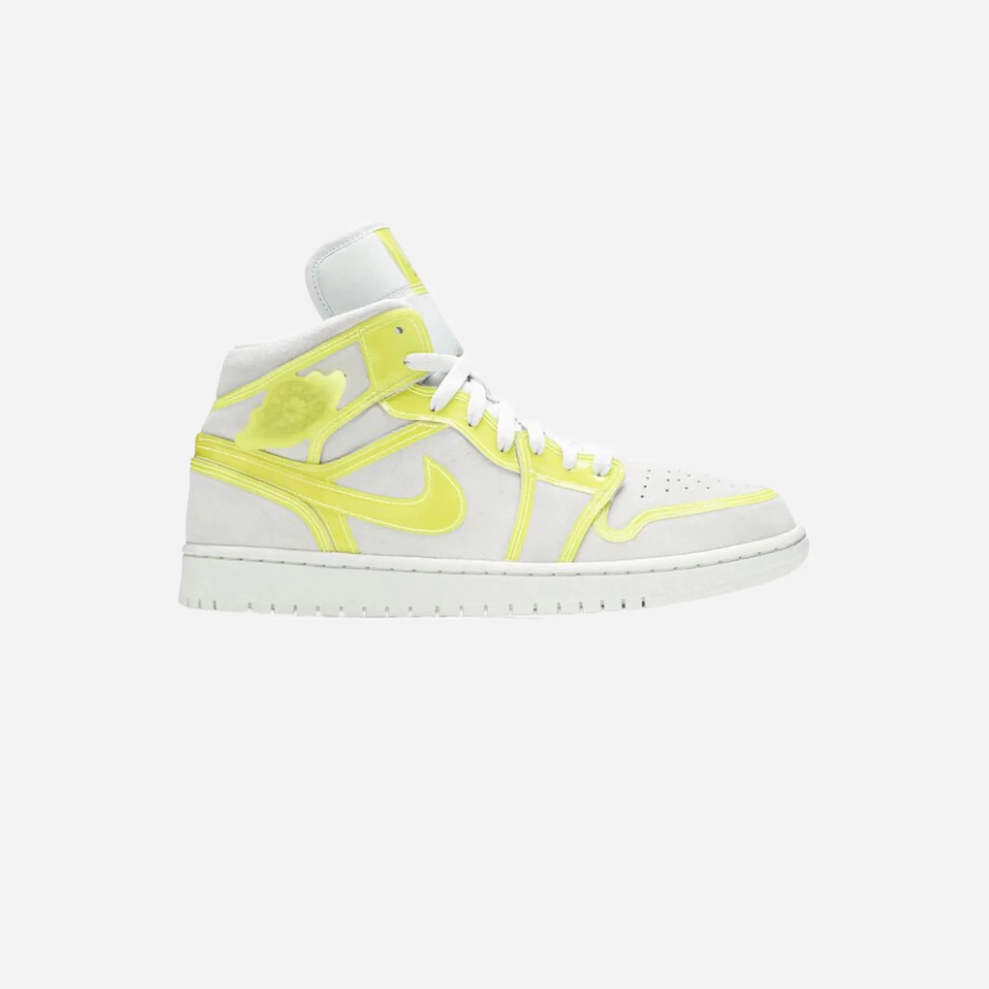 flex design JORDAN 1 MID OPTI YELLOW