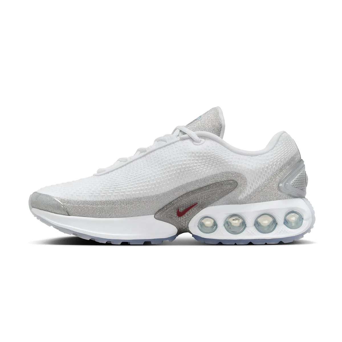 Wmns Air Max Dn 'Silver Glitter' Stretch Fabric Travel Light Wild Trek