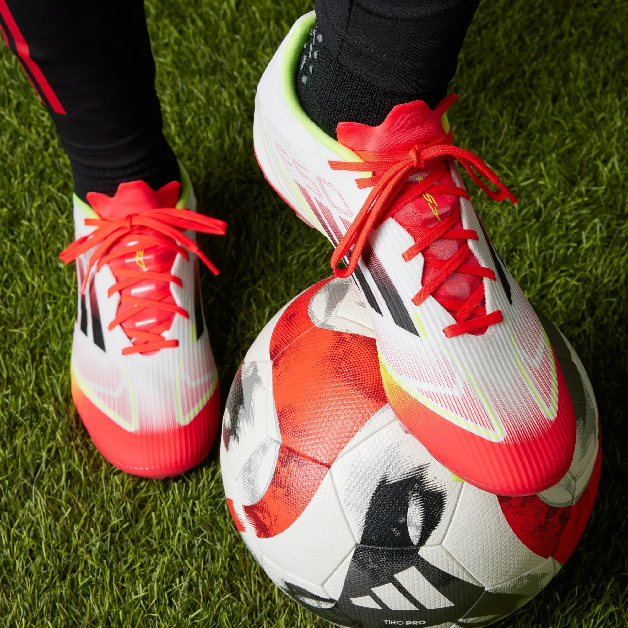 Adidas Men's F50 P3 League White/Black Football Boots Stretchable Material