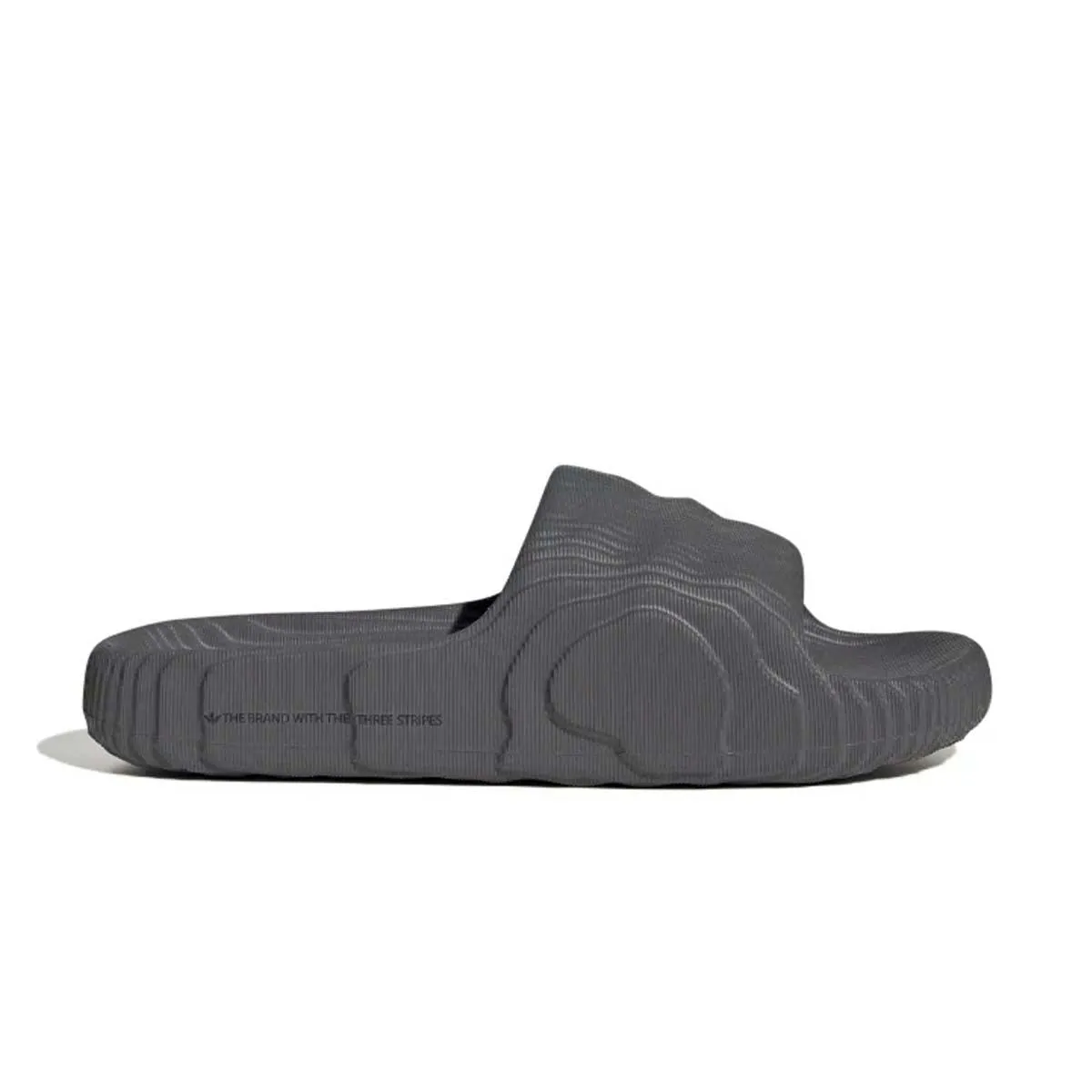 adilette 22 'Grey Five' Suede Soft Comfort arch