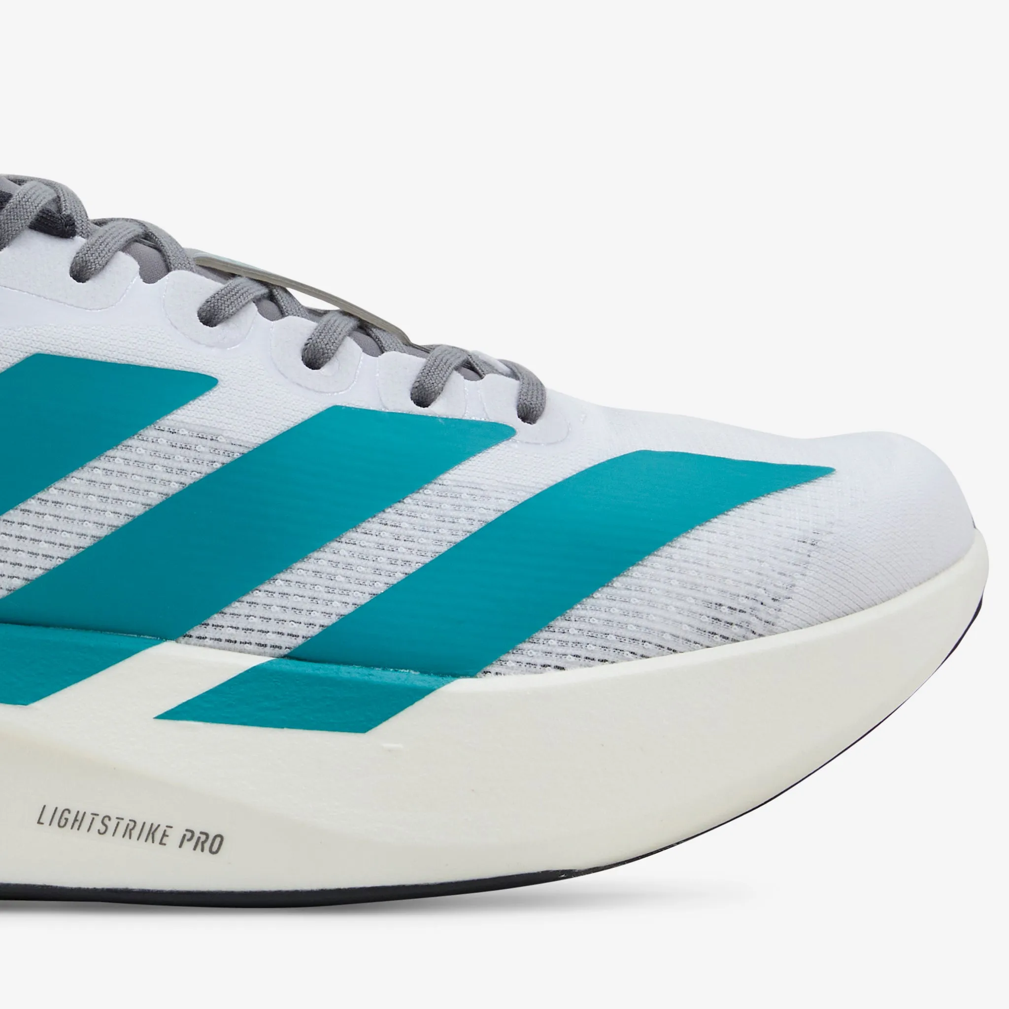 Adizero Evo SL Cloud White | Pure Teal | Grey Four Premium cushioning Tide Hike