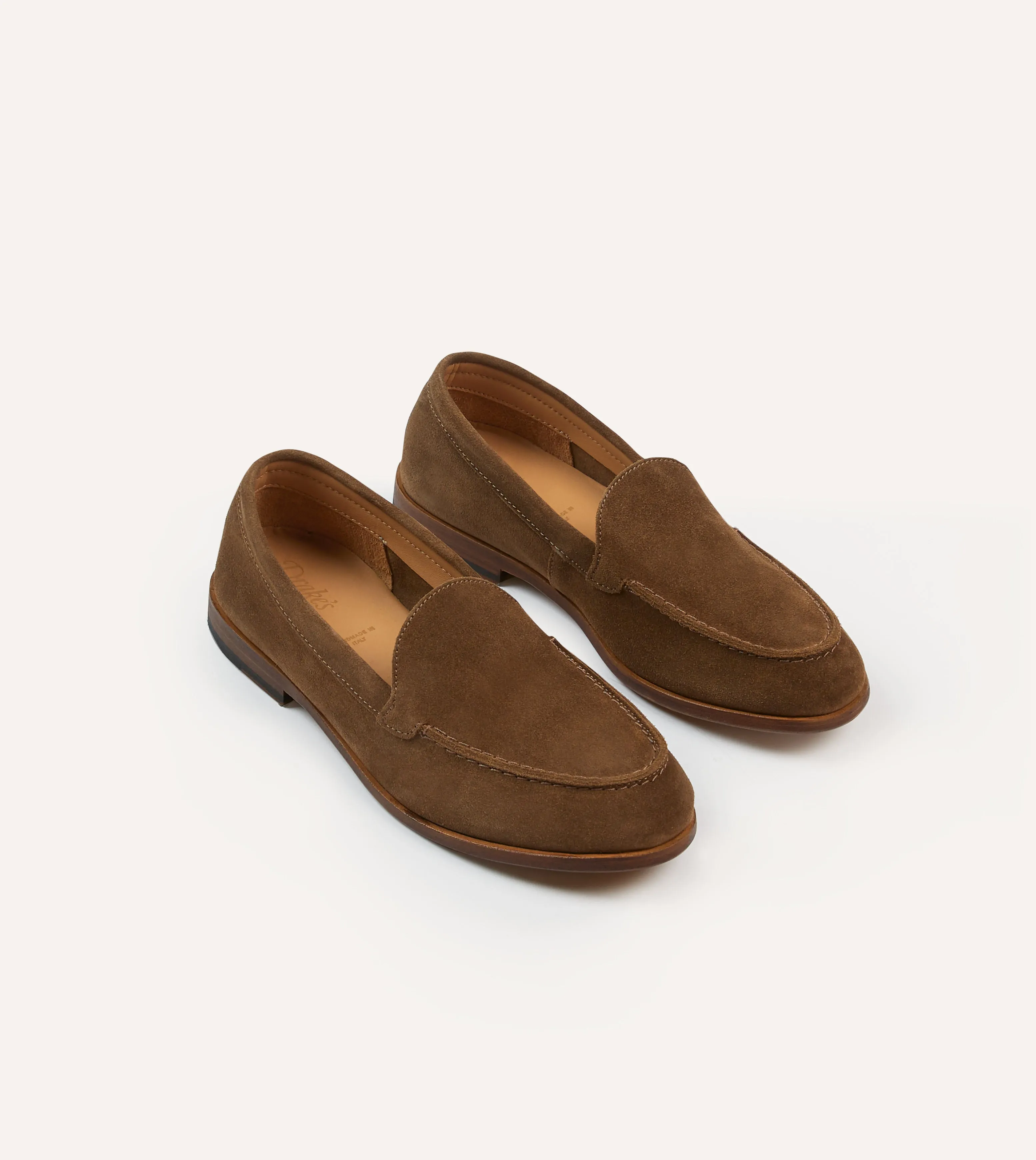 orthopedic - suitability - level Light Brown Suede Henri Summer Loafer