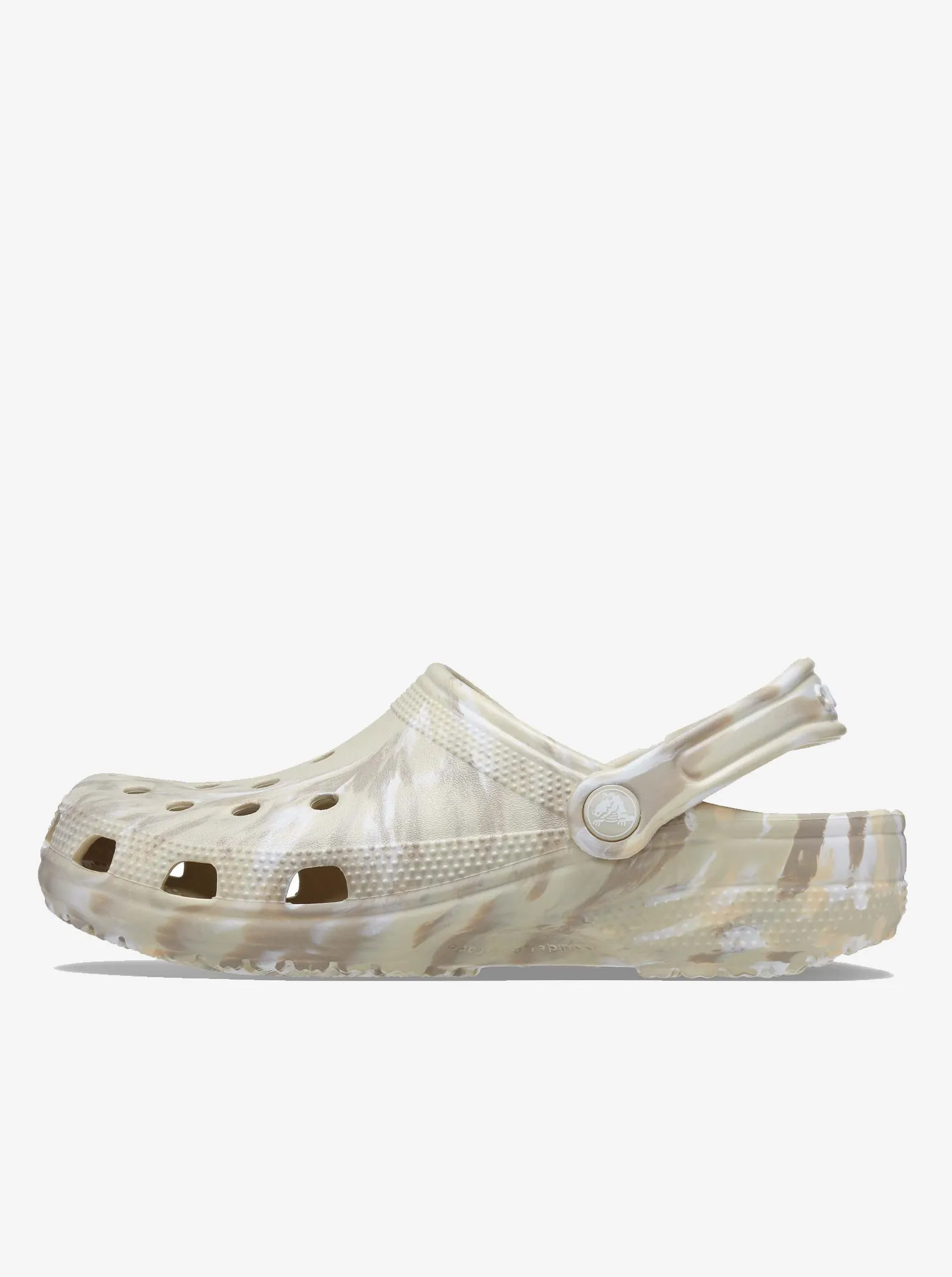 Classic Marbled Clog Unisex Adjustable buckle Textile Lining