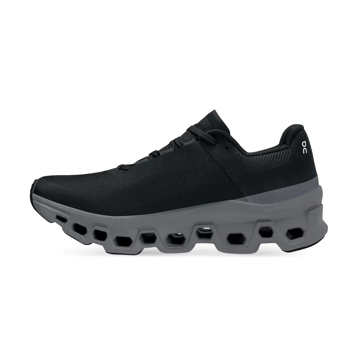 Wmns Cloudmonster 'Black Magnet' Heel Safe