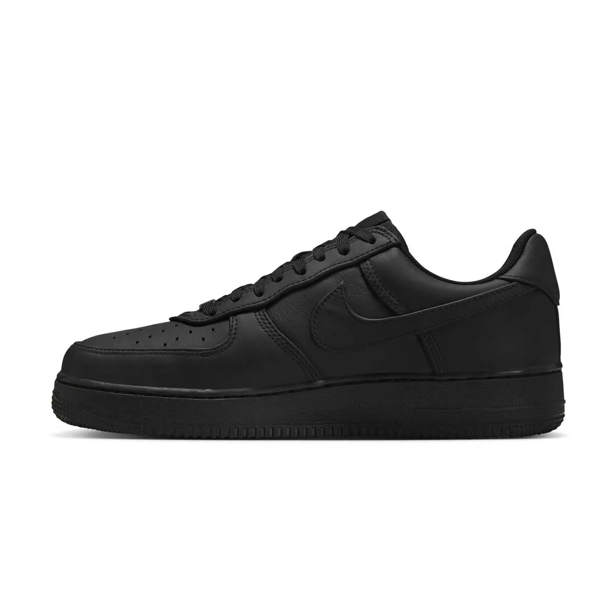 Air Force 1 Low Retro Premium 'Triple Black' Comfort Slope Good Traction