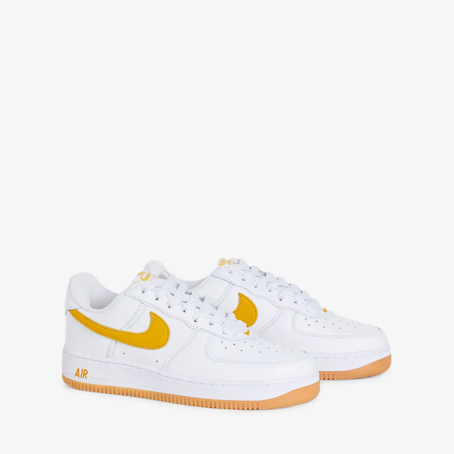 Sidewalk Ready Fashion Base Air Force 1 Retro White | University Gold | Gum Yellow