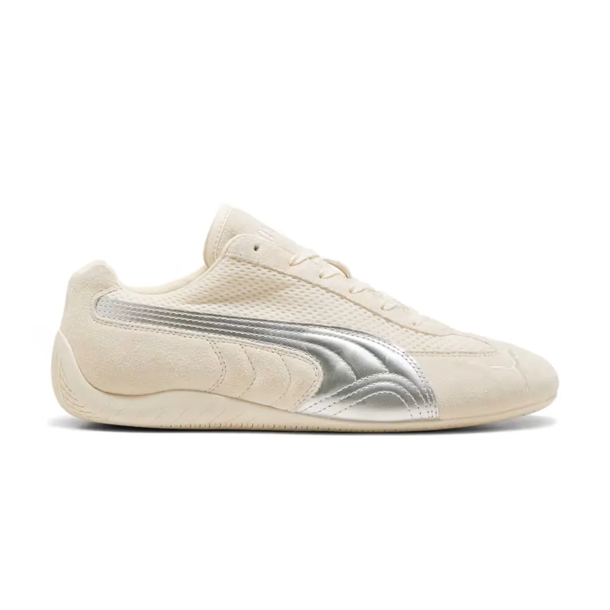 Speedcat Premium 'Frosted Ivory Matte Silver' Canvas Cool