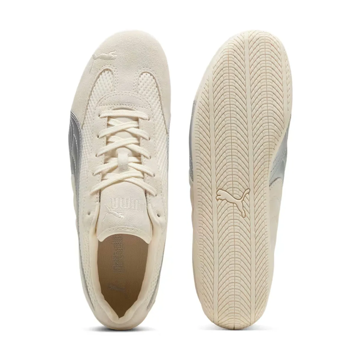 Speedcat Premium 'Frosted Ivory Matte Silver' Cold Tone Hill Walk