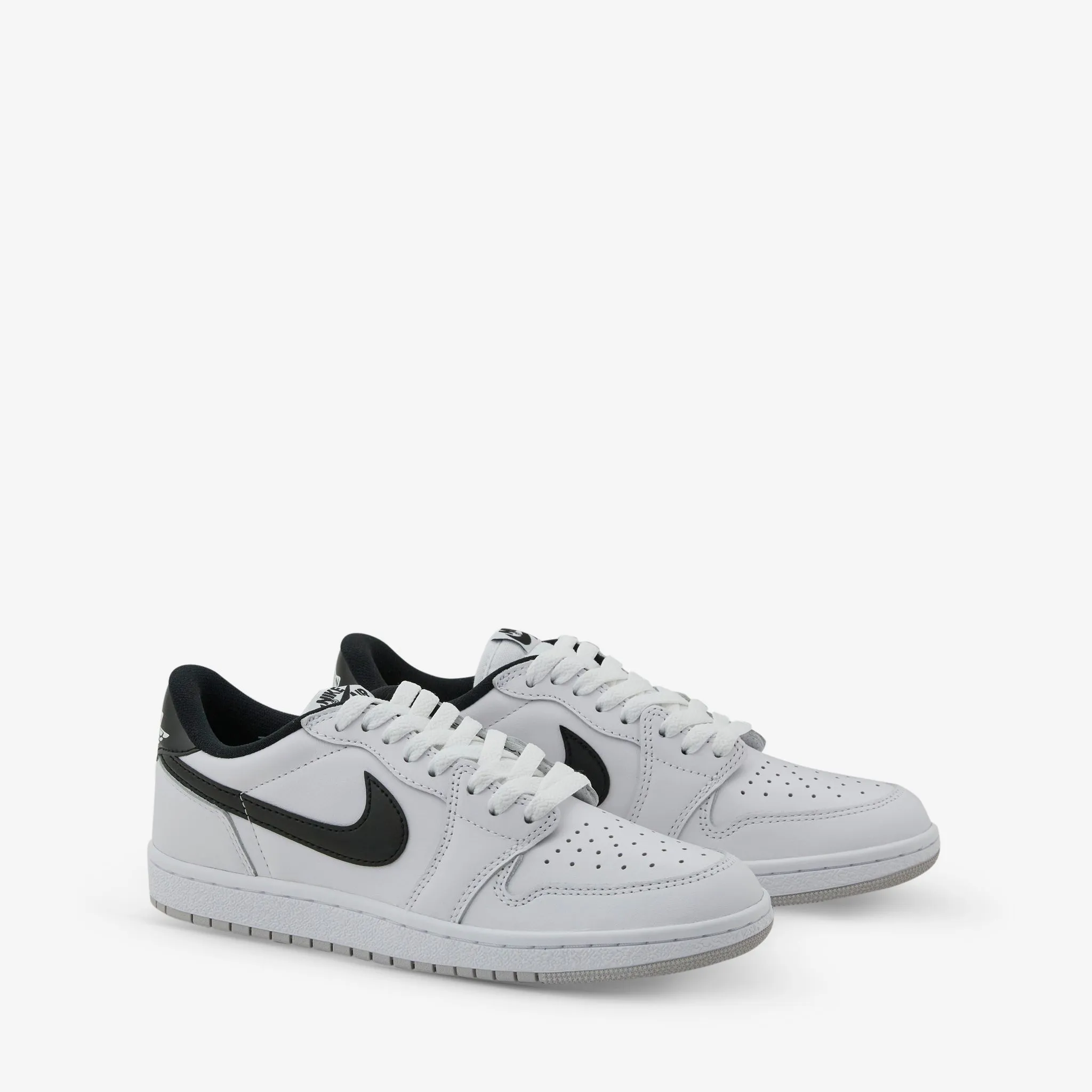 Air Jordan 1 Low 85 White | Black | Neutral Grey No Stitch Memory foam insole