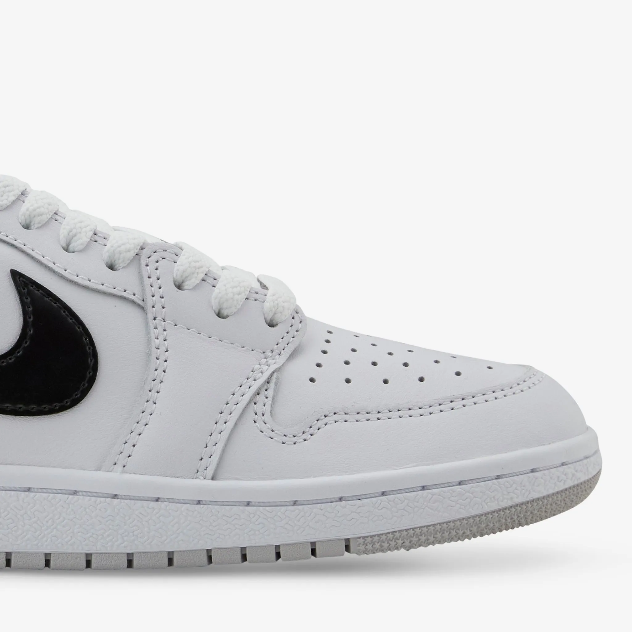 Air Jordan 1 Low 85 White | Black | Neutral Grey Step Right Elastic Fit