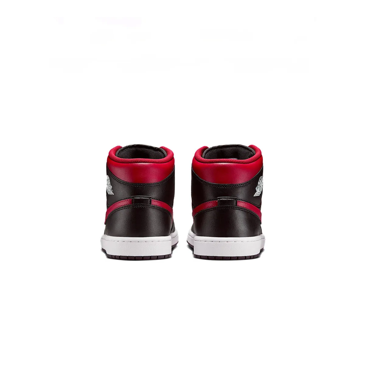 Air Jordan 1 Mid 'Bred' Gold Tone Strong Step