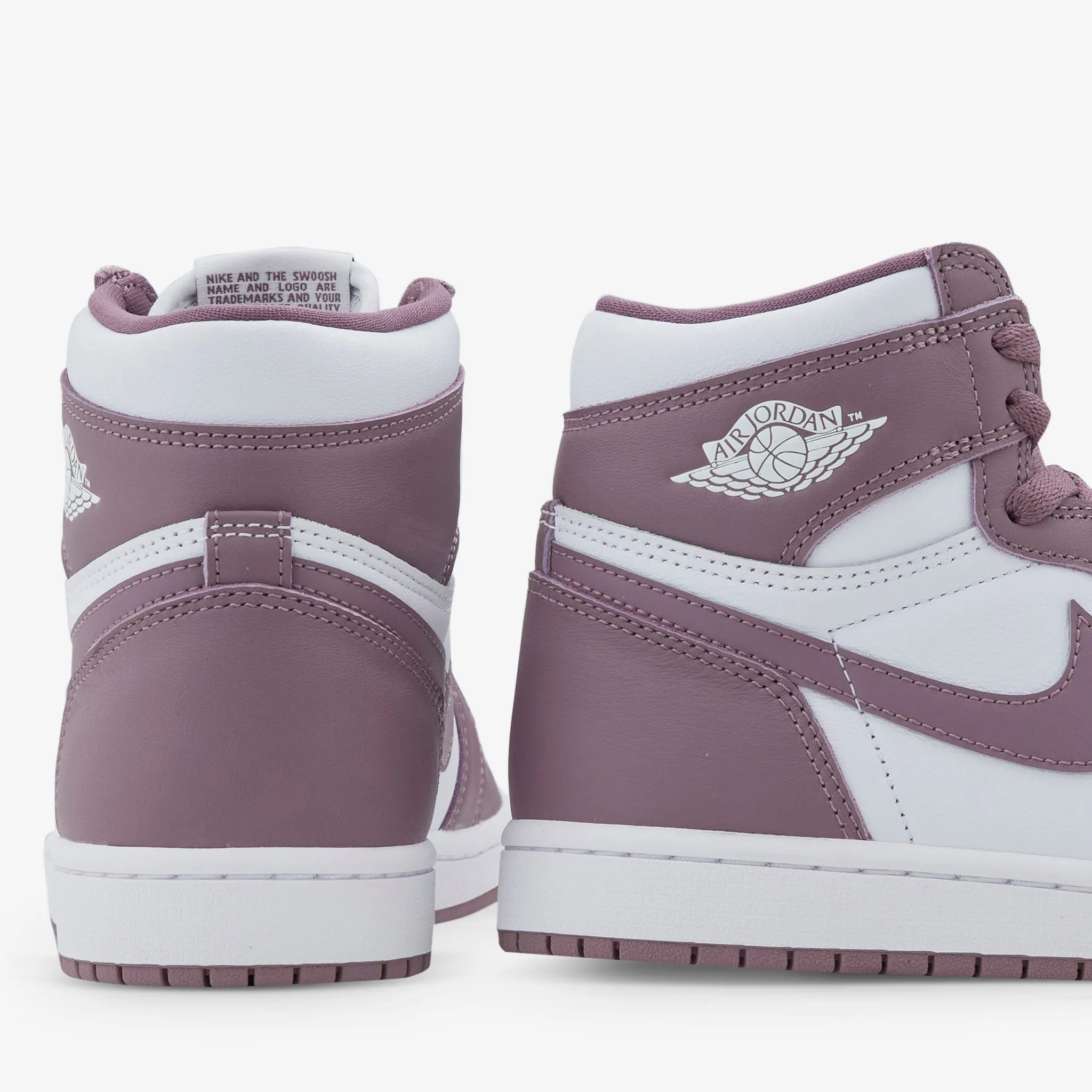 Enhanced Flex Zones Comfort Reinforcement Air Jordan 1 Retro High OG White | Sky J Mauve | White