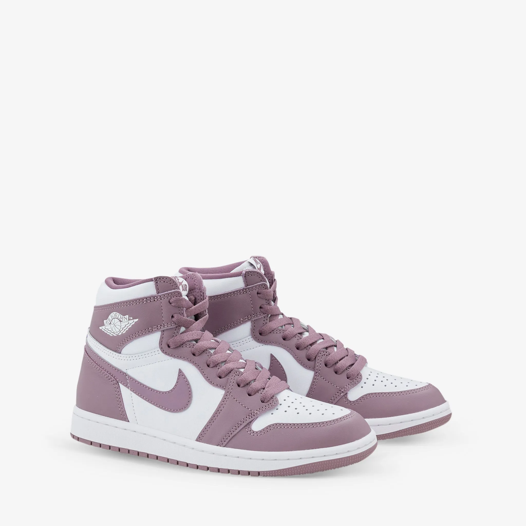 Easy traction Daily Walking Air Jordan 1 Retro High OG White | Sky J Mauve | White