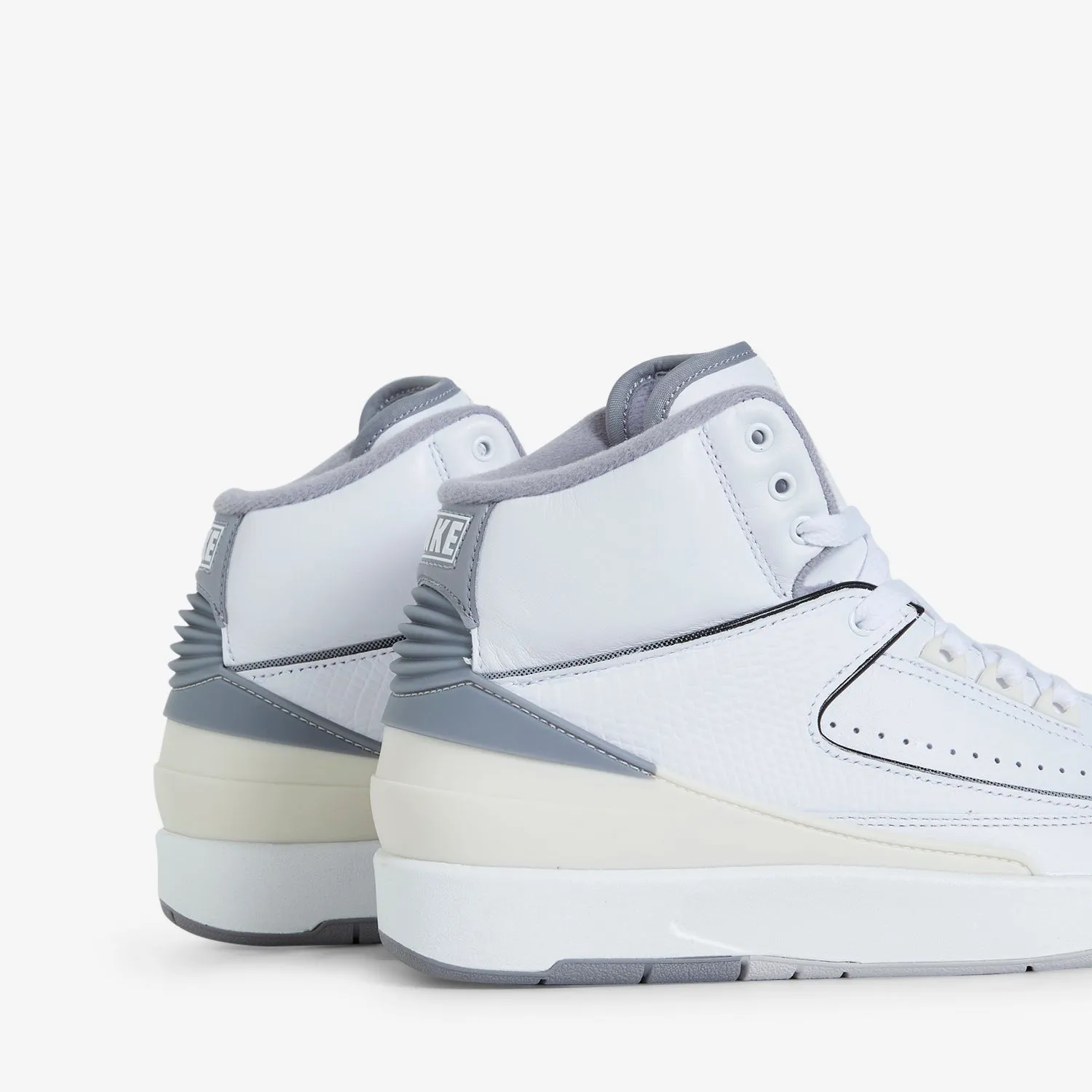 Air Jordan 2 Retro White | Cement Grey | Sail | Black Cushion Sole