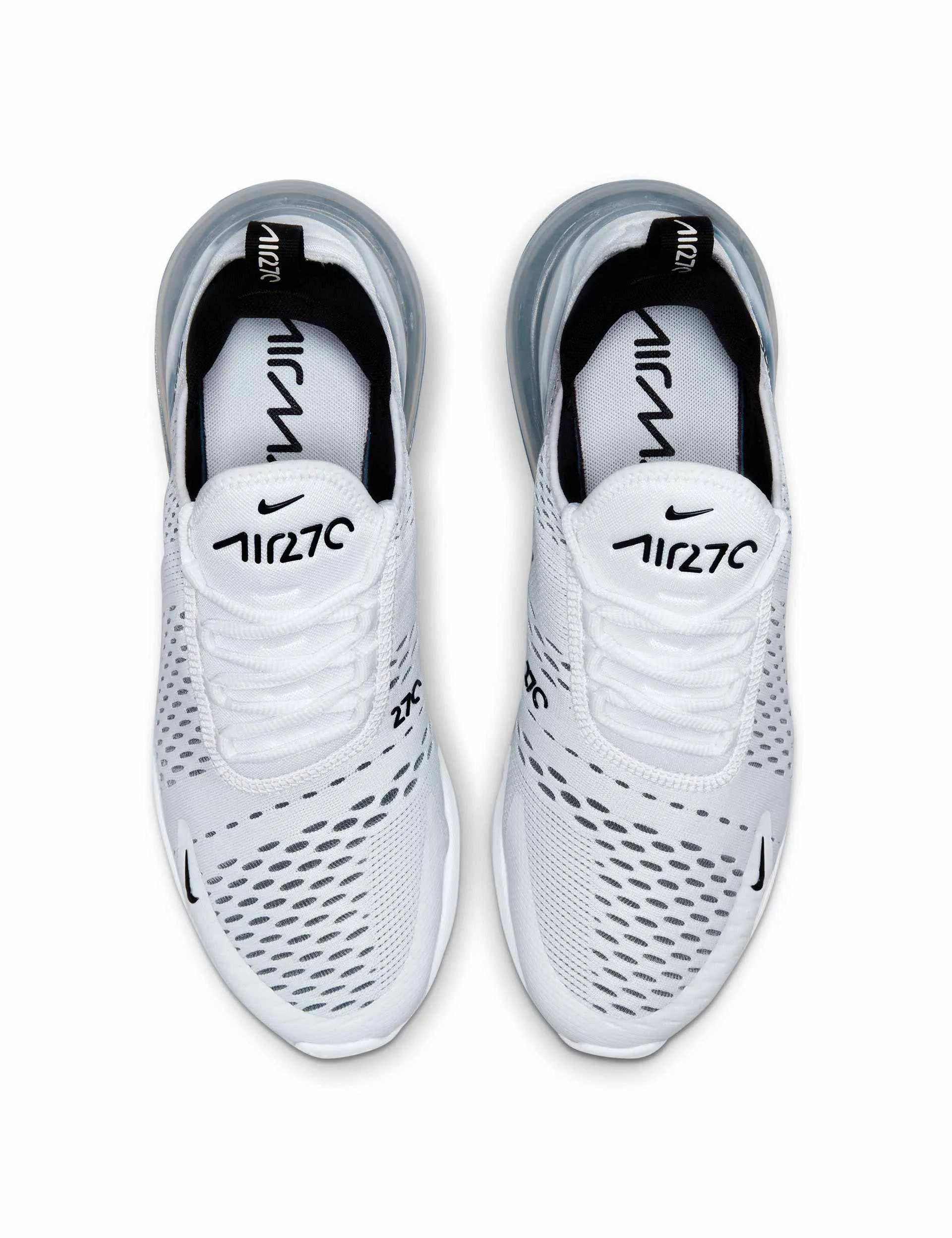 Air Max 270 Shoes - White/Black Comfortable Footbed Slip-resistant look