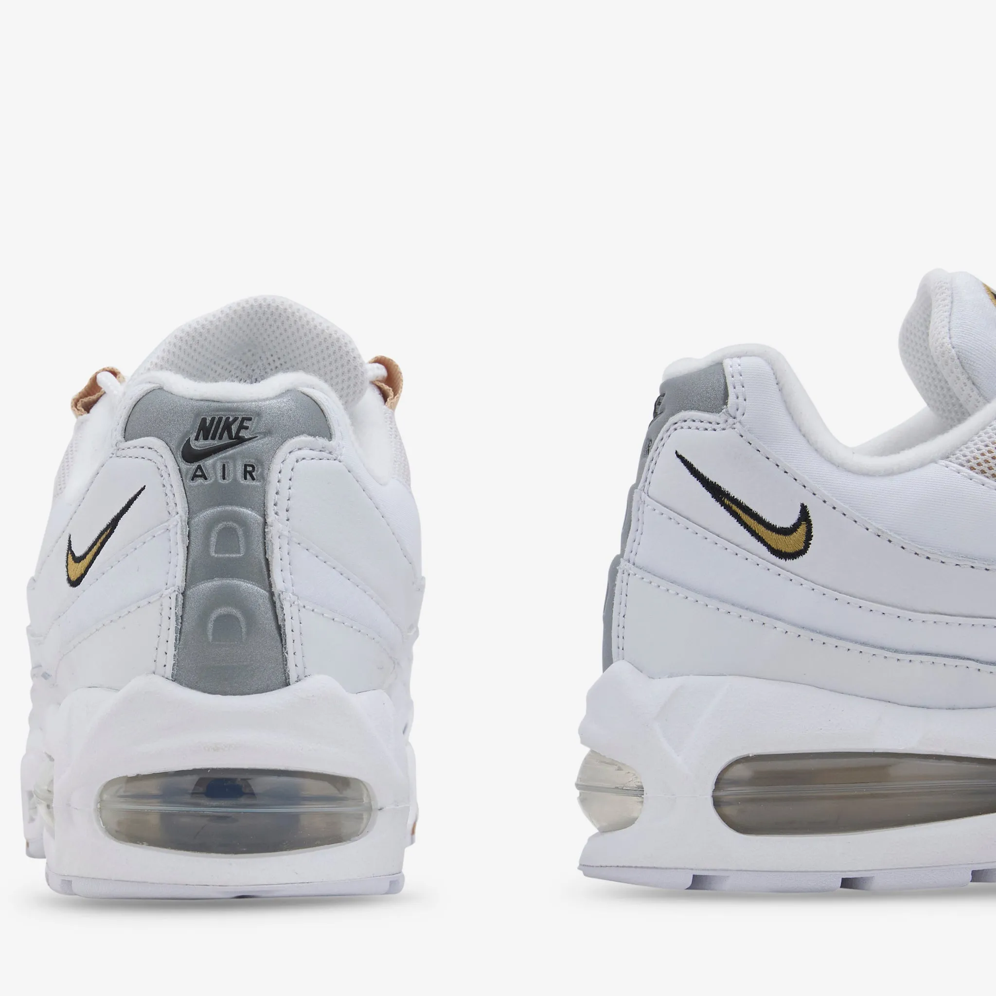 Classic Fit Support Zones Air Max 95 OG White | Metallic Gold | Black | Pearl Grey