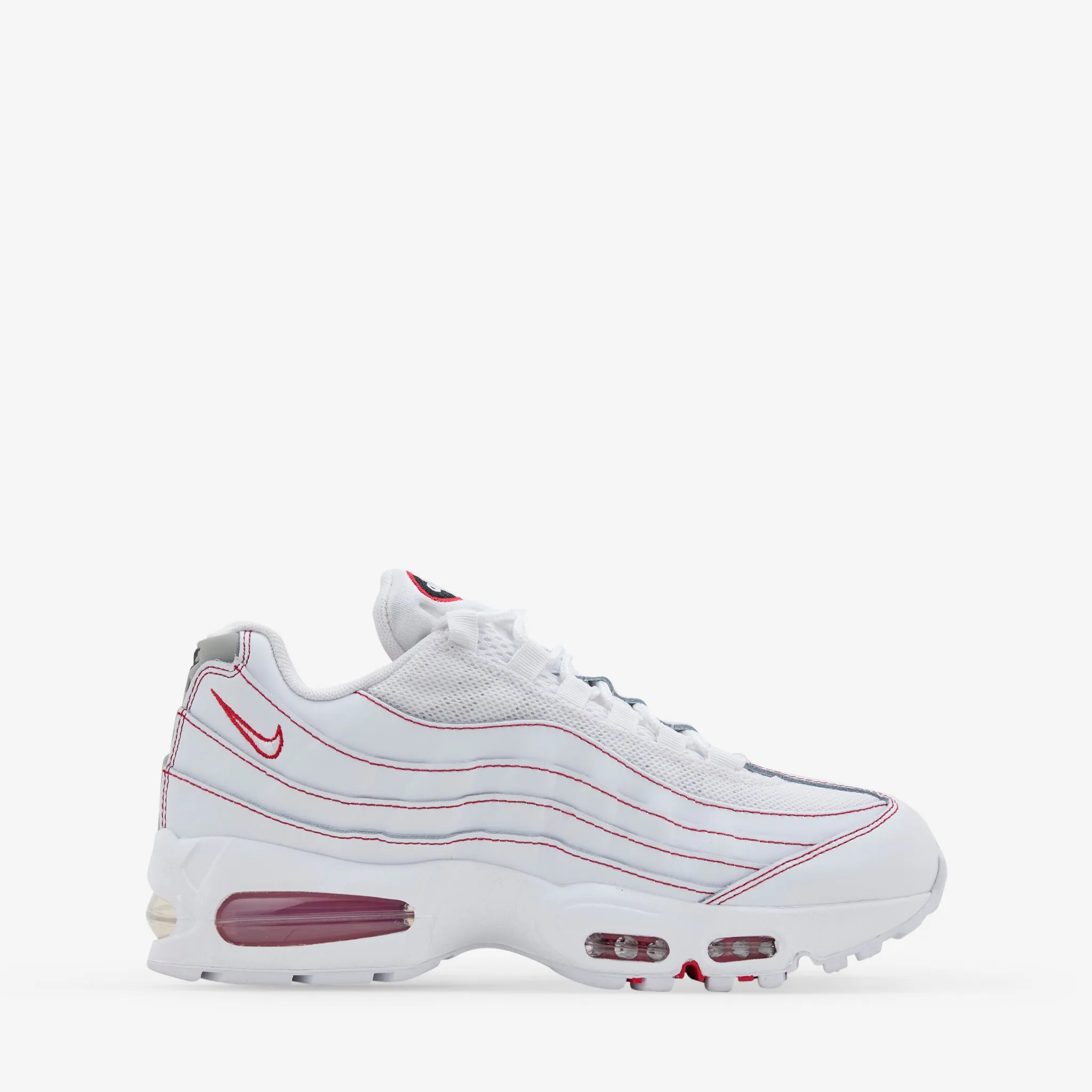 evening walk Air Max 95 OG White | University Red | Wolf Grey | White
