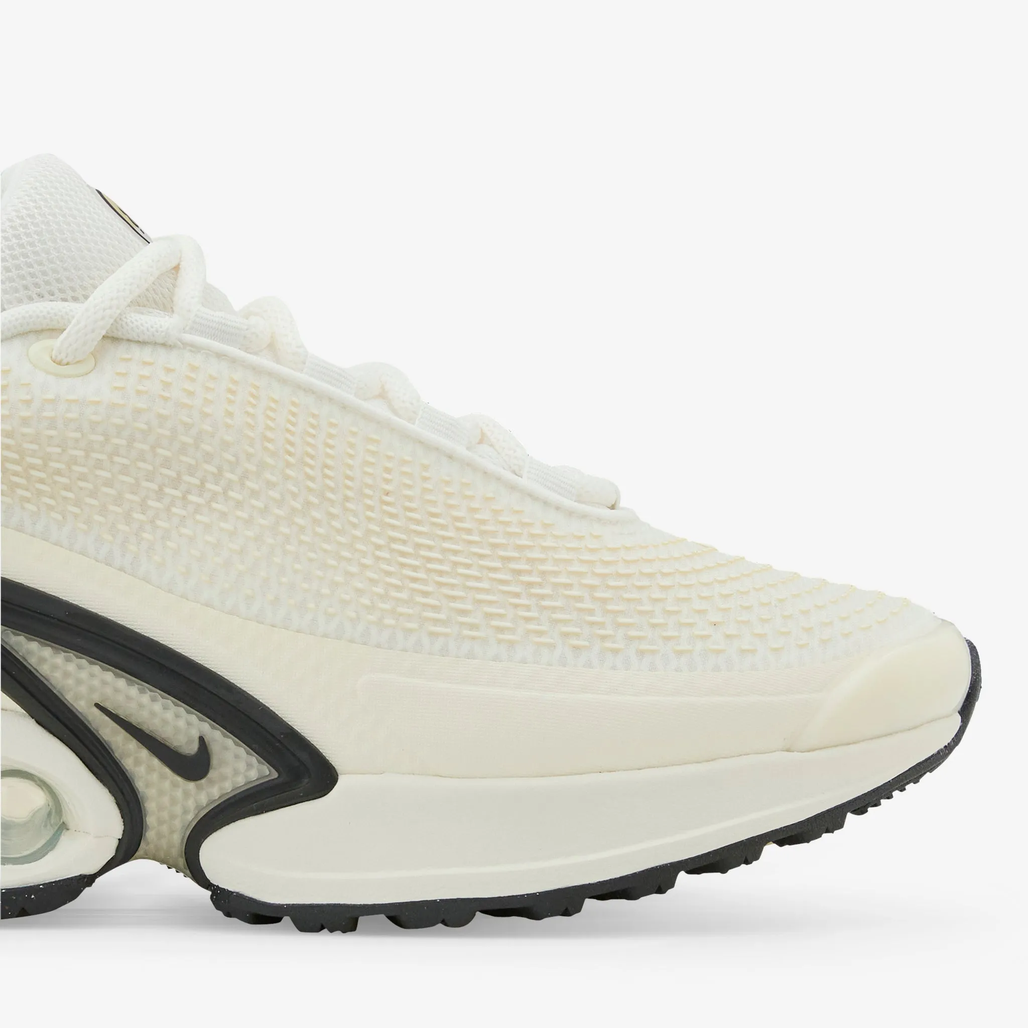 Air Max Dn Sail | Black | Coconut Milk | Beach Double Stitched Seams