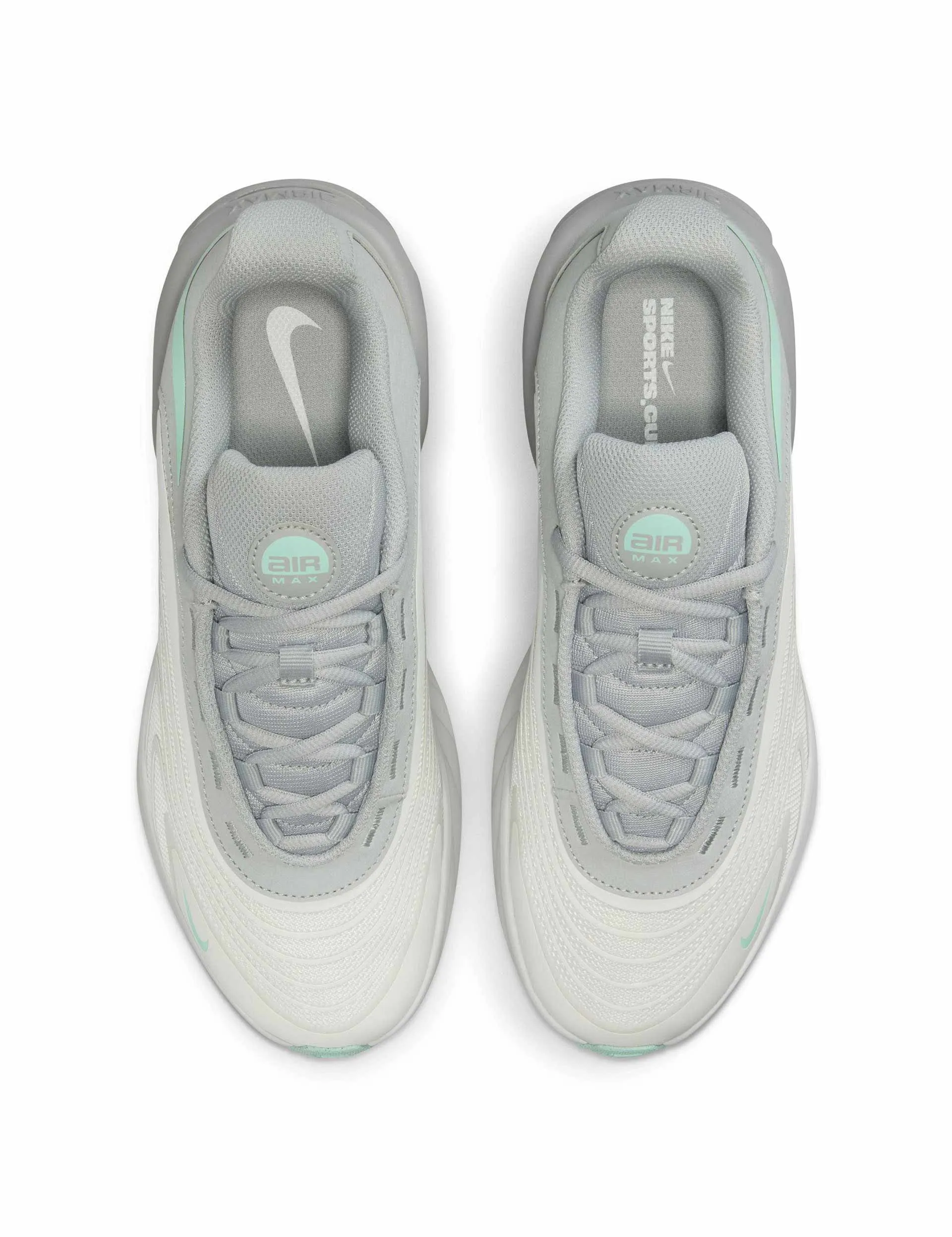 Air Max Fire Shoes - Summit White/Mint Foam/Light Smoke Grey Current Jog Trail Jog