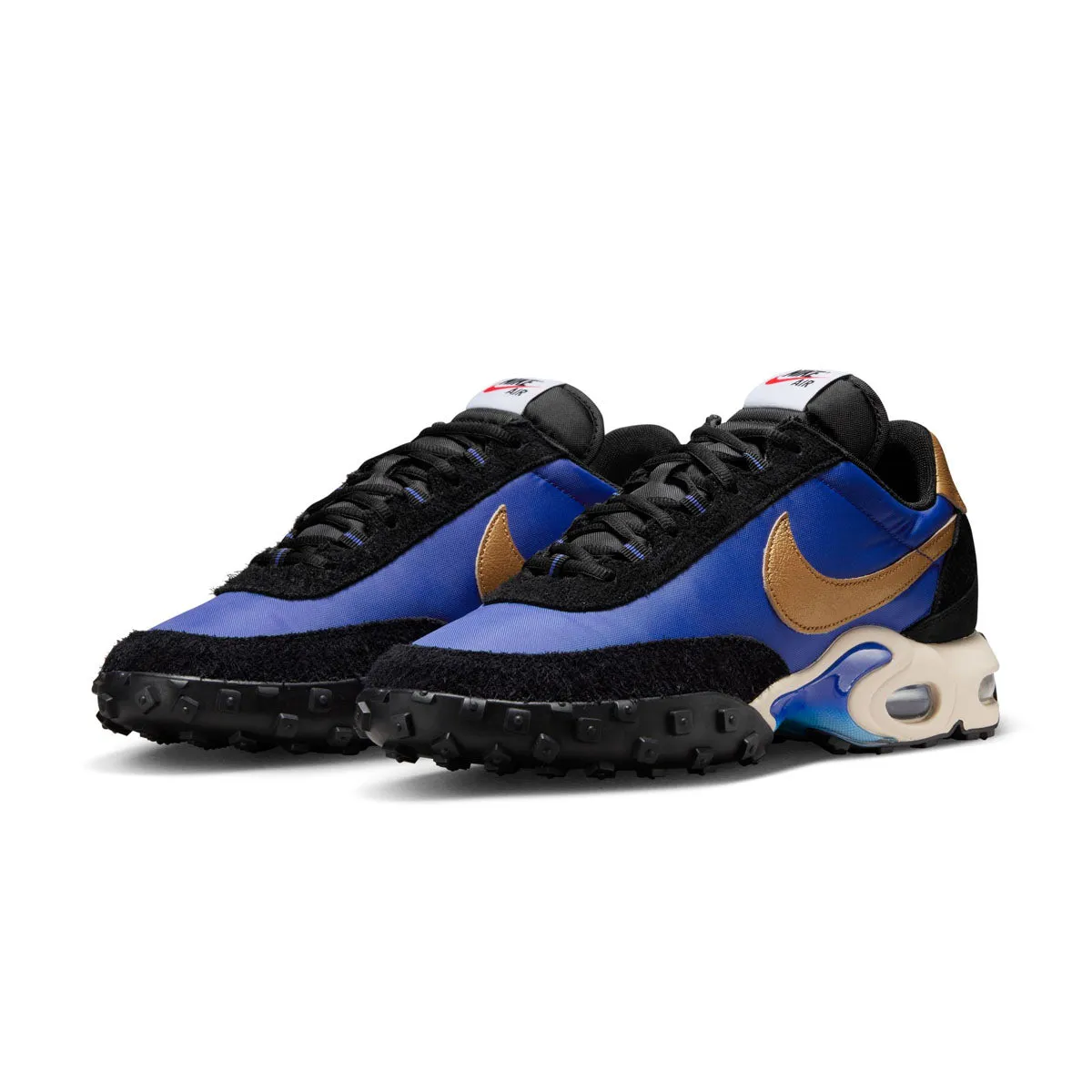 Air Max Waffle SP 'Black Hyper Blue' Chic Fit Beach Fun