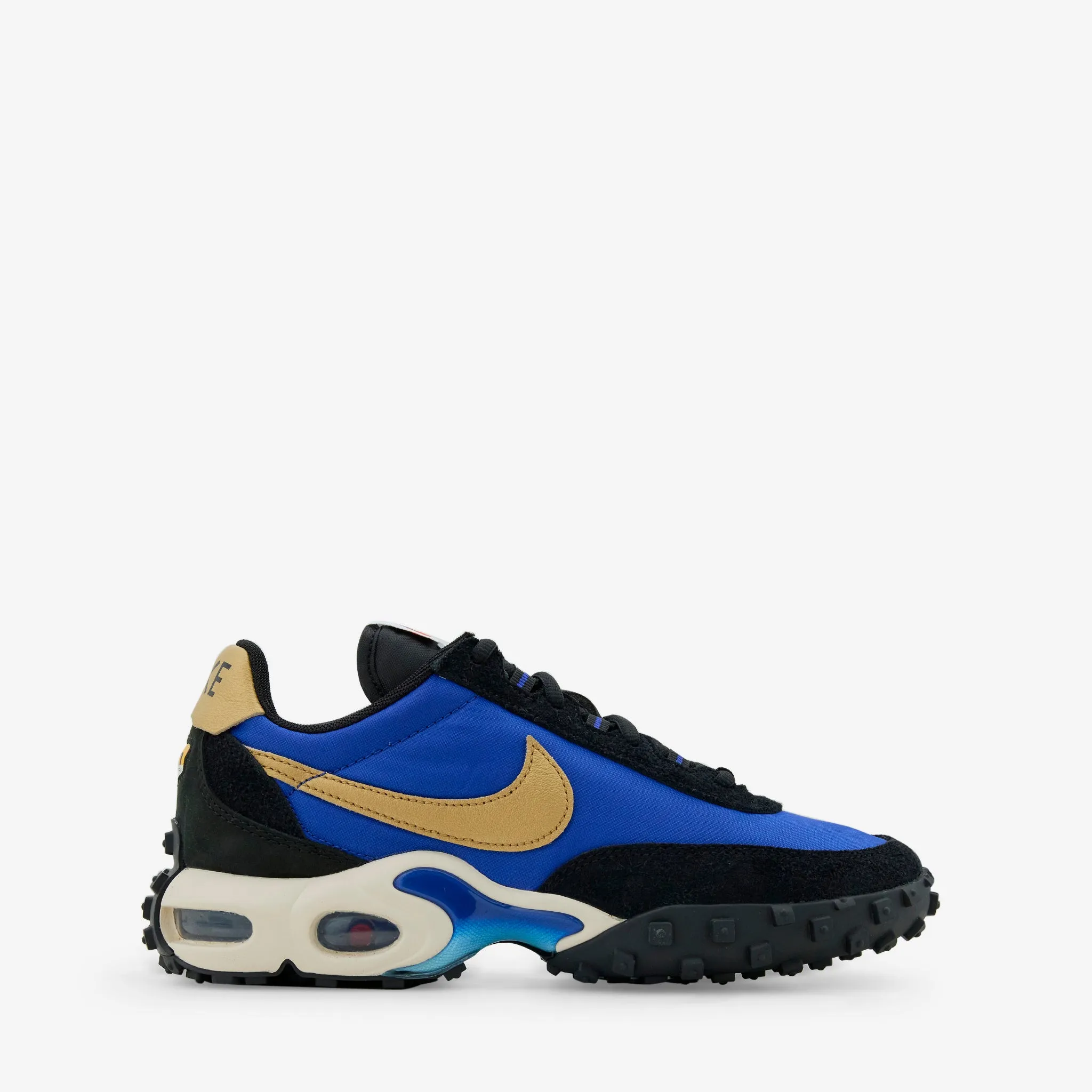 Air Max Waffle SP Hyper Blue | Metallic Gold | Black Relaxed Fit Shoes
