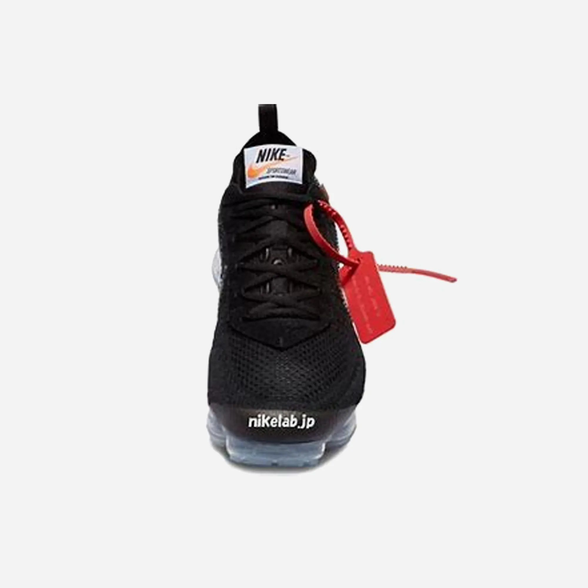 AIR VAPORMAX OFF-WHITE BLACK Energy Returning Heel
