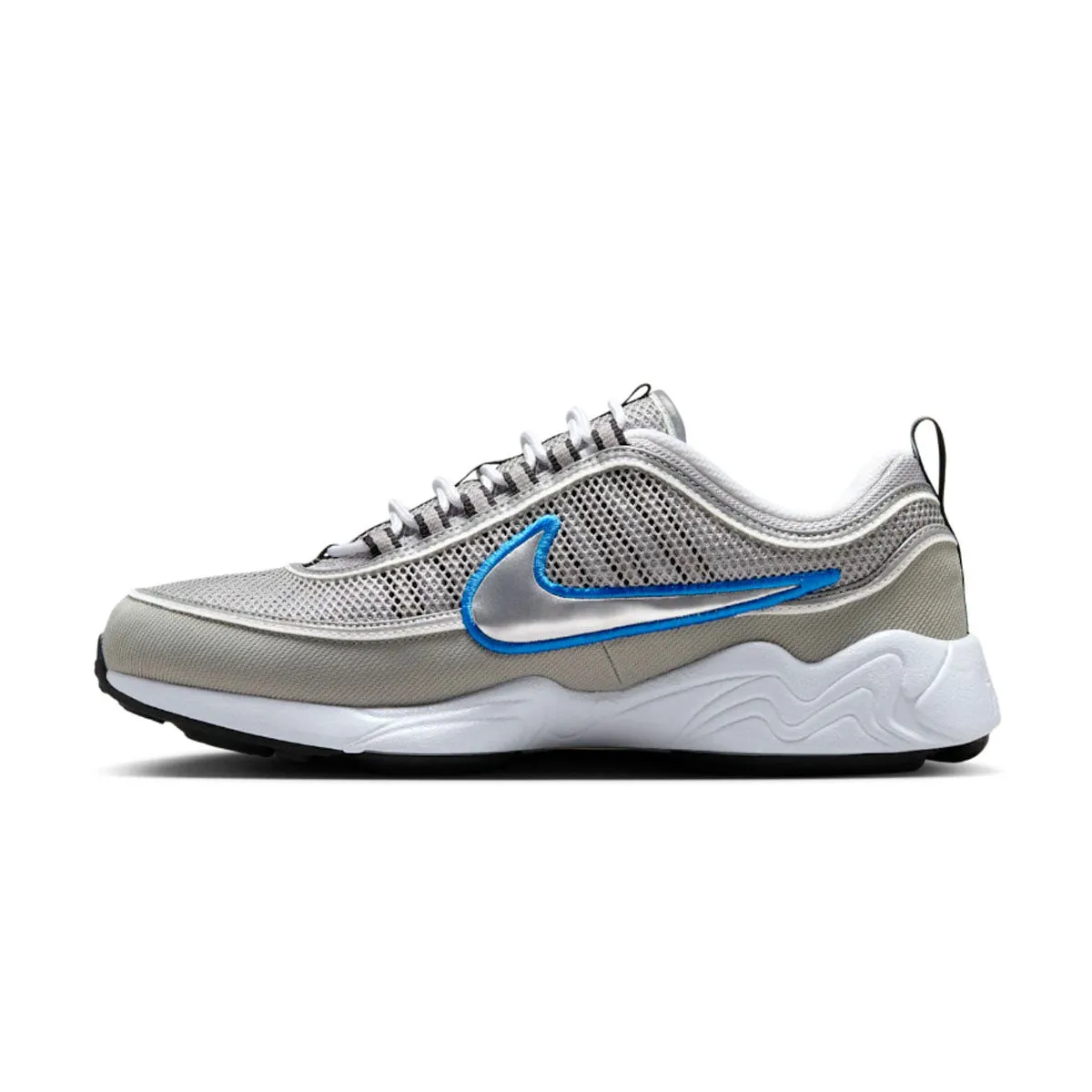 Air Zoom Spiridon SP 'Metallic Silver Signal Blue' Flexible Fit Color Mix