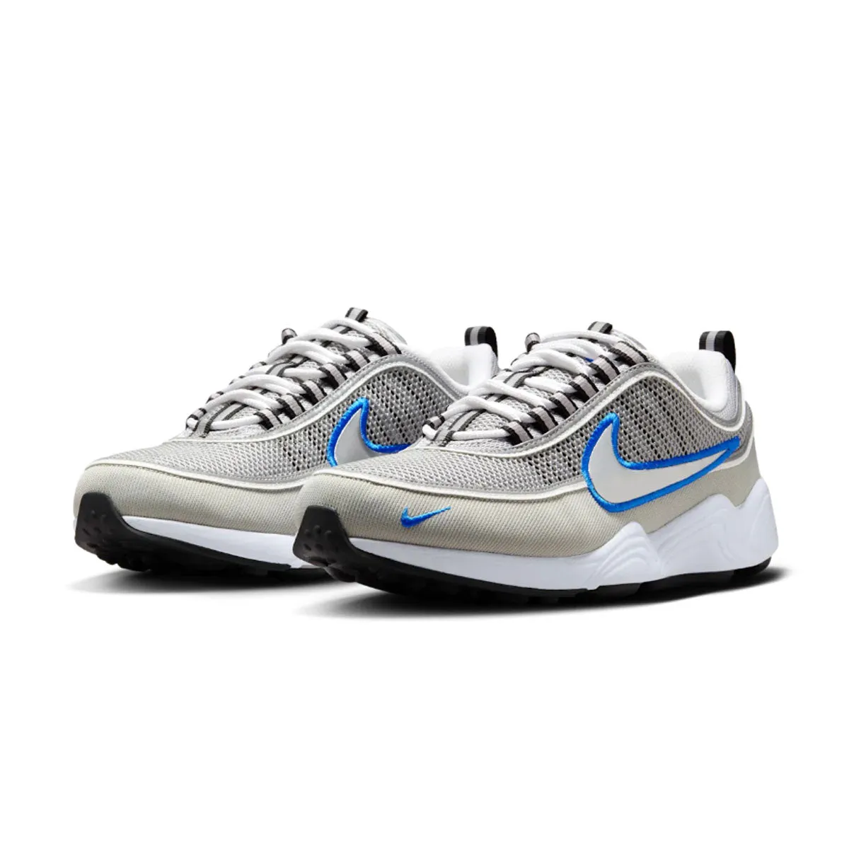 Air Zoom Spiridon SP 'Metallic Silver Signal Blue' Office Smart Memory Foam Wellness Seekers