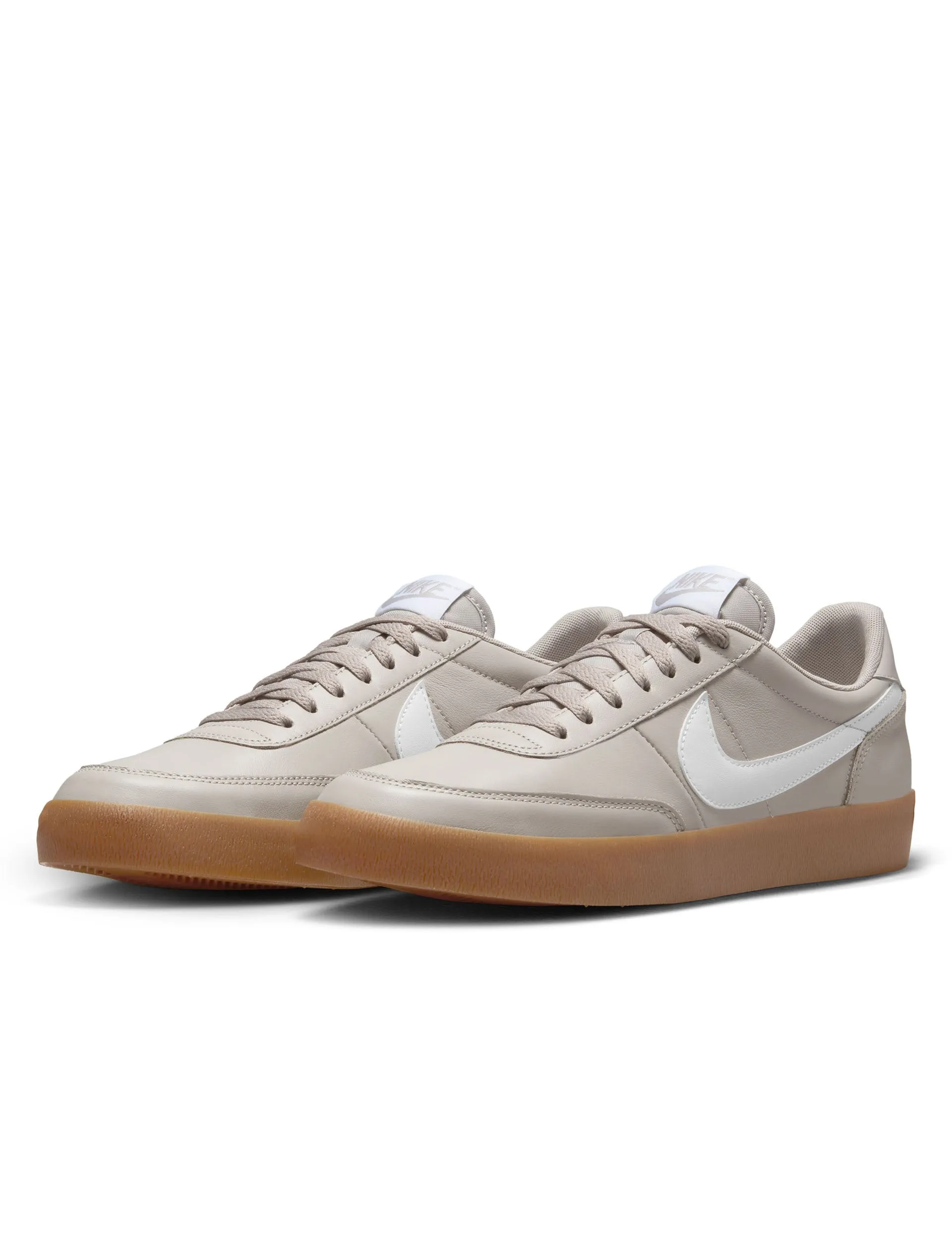 Total Control Cushioned Comfort Killshot 2 Leather Shoes - College Grey/White/Gum Medium Brown
