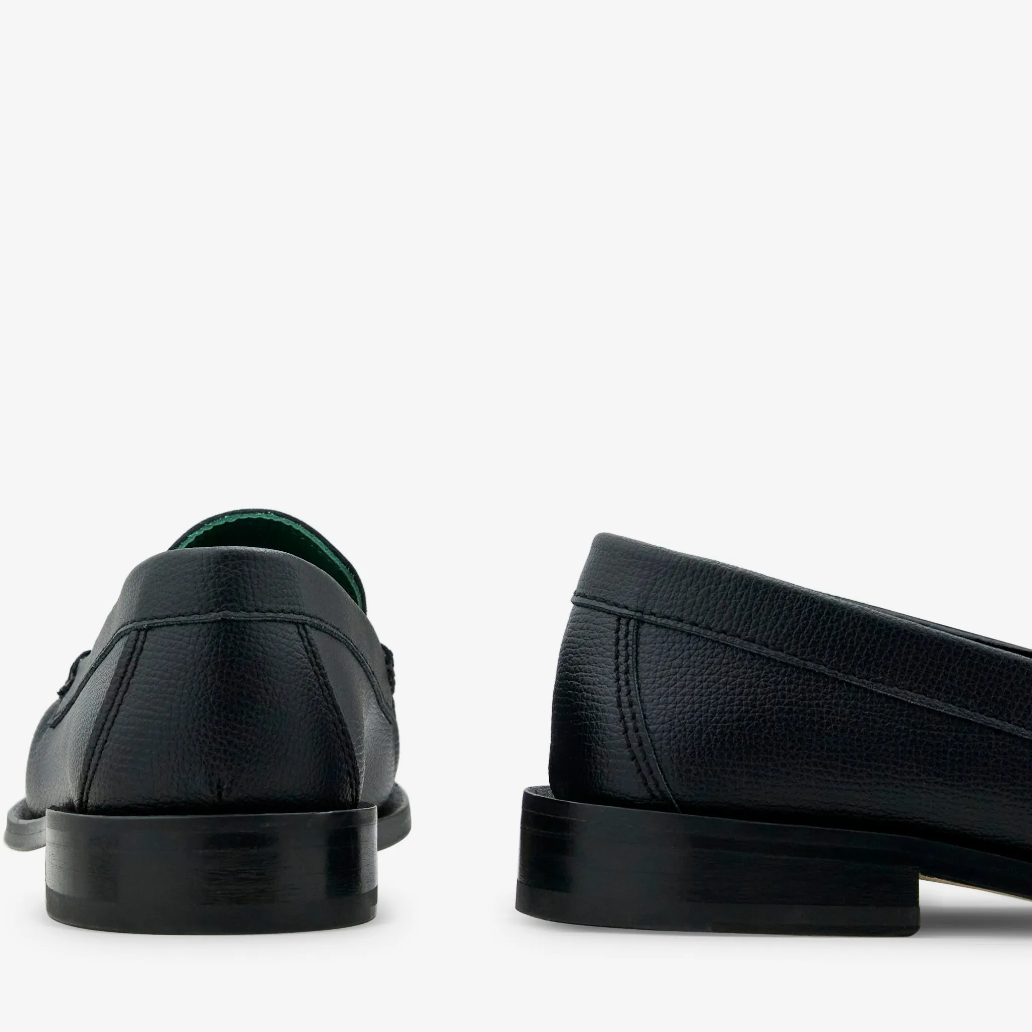 Michel Mocassin Black Grain Leather Fresh Day