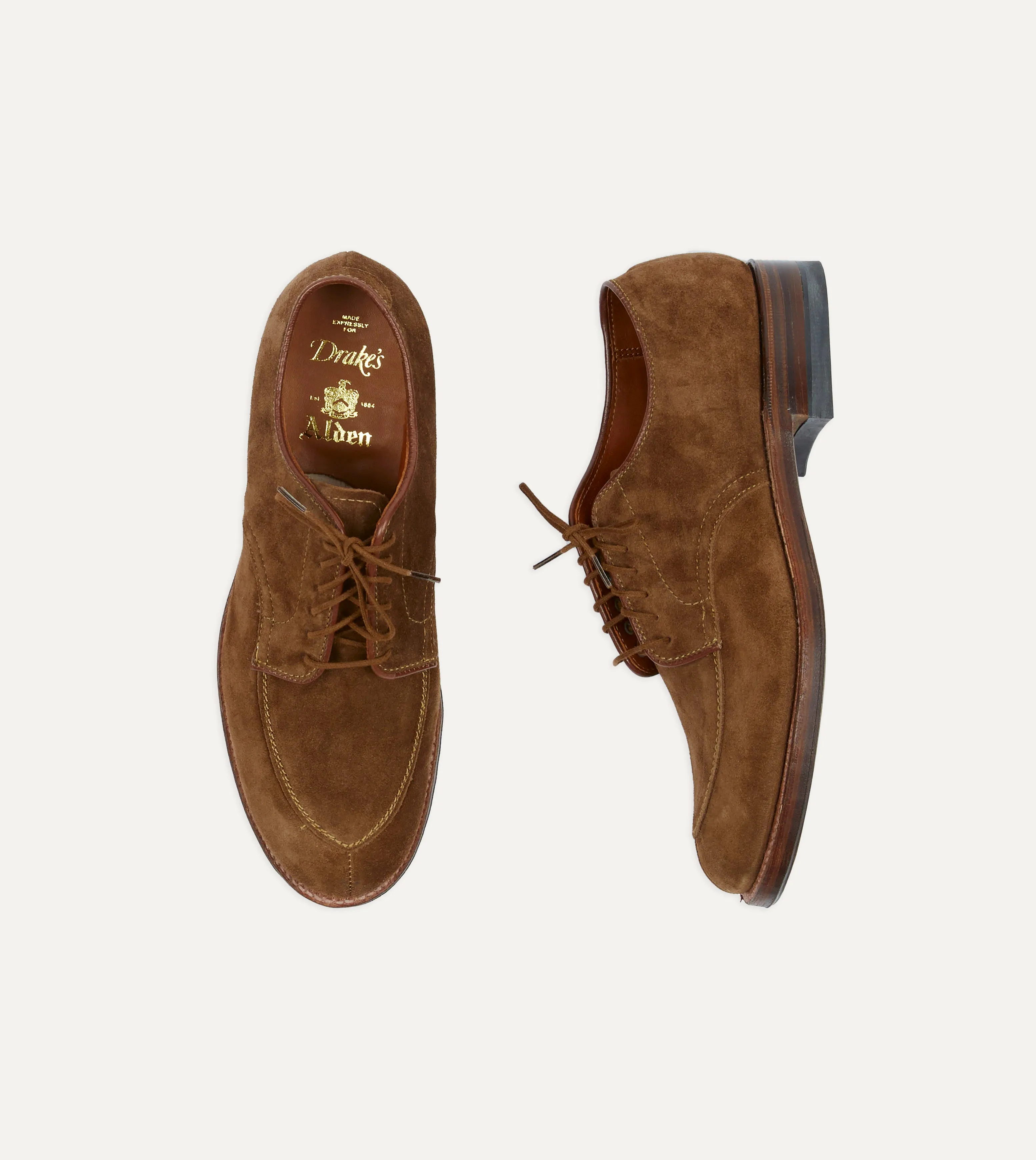 Exclusive breathability Alden Snuff Suede Algonquin Blucher