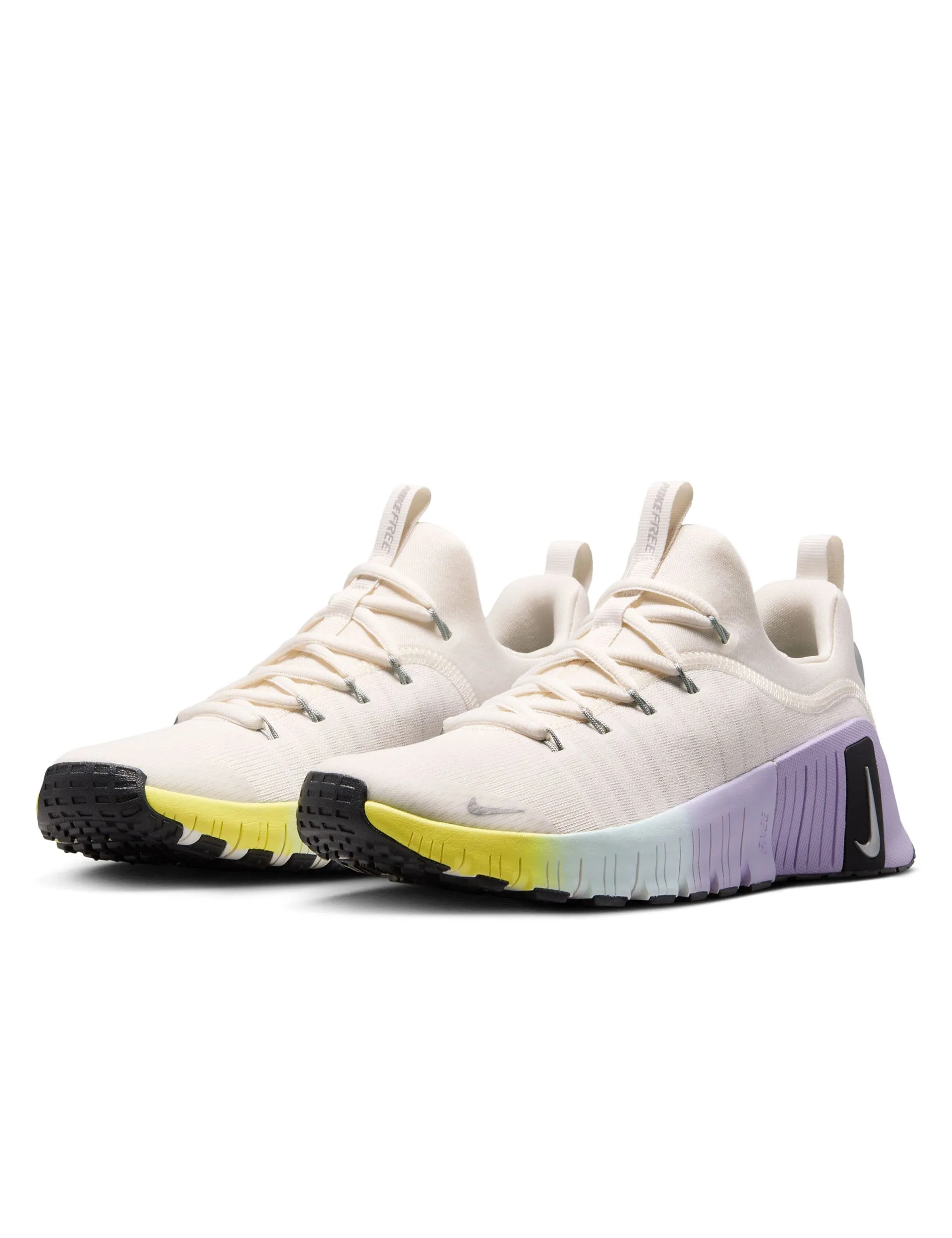 Free Metcon 6 SE Shoes - Phantom/Black/Hydrangeas/Metallic Silver Petal Jog
