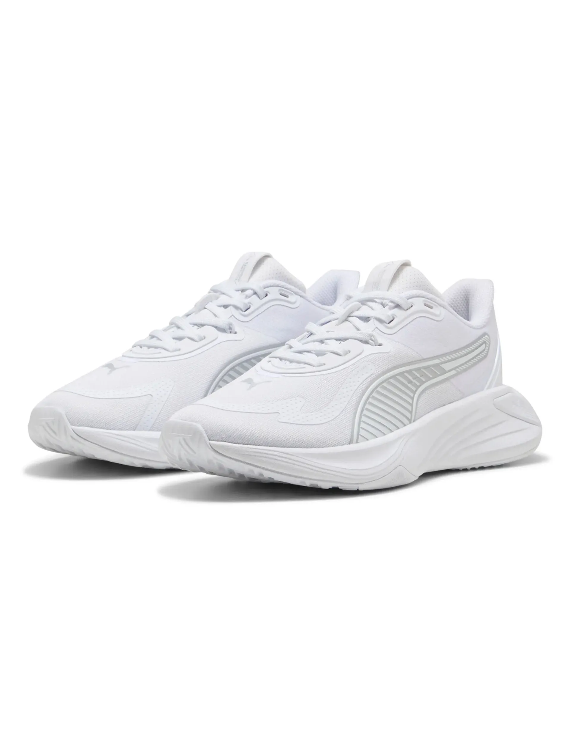 Elastic Fit PWR Hybrid Training Shoes - White/Silver