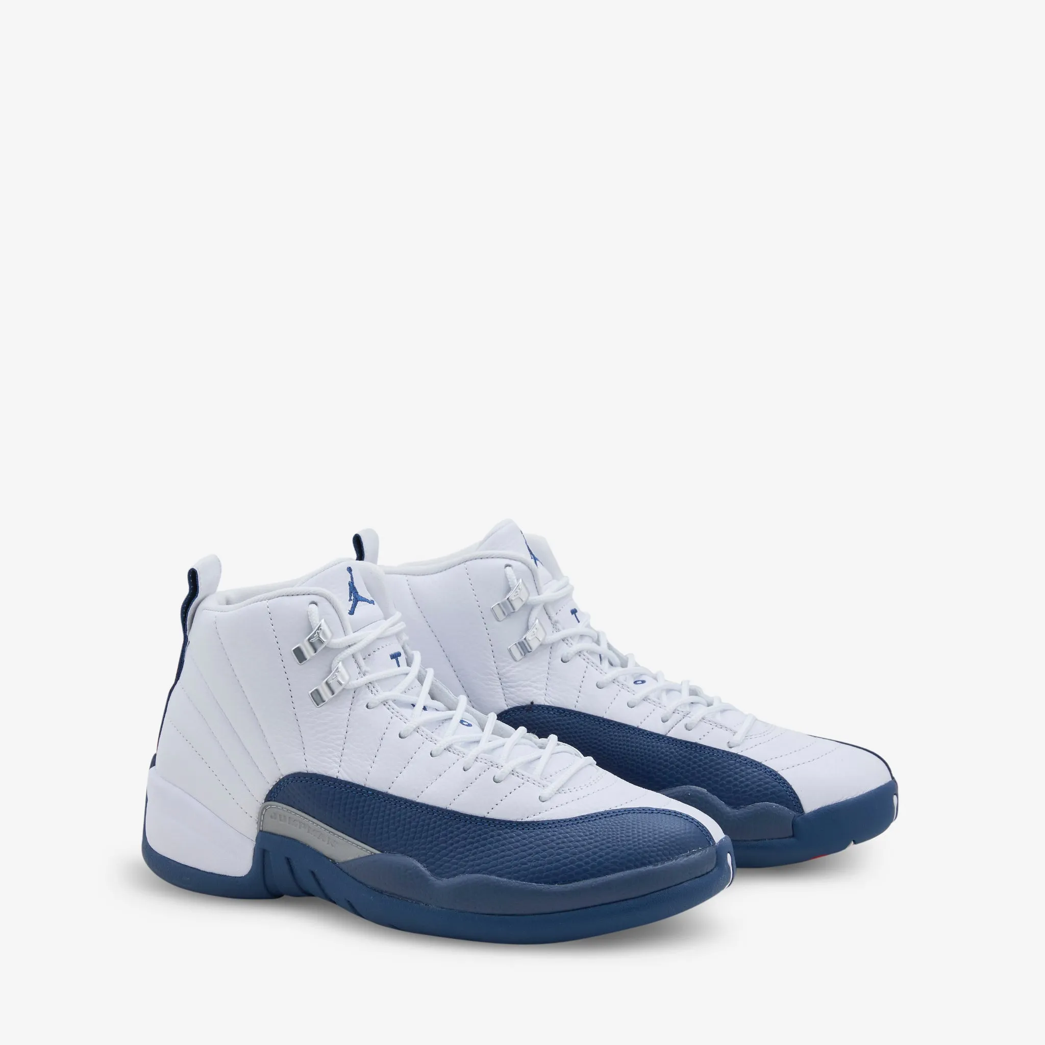 Leather Upper Nordic Soft Air Jordan 12 Retro White | French Blue | Metallic Silver