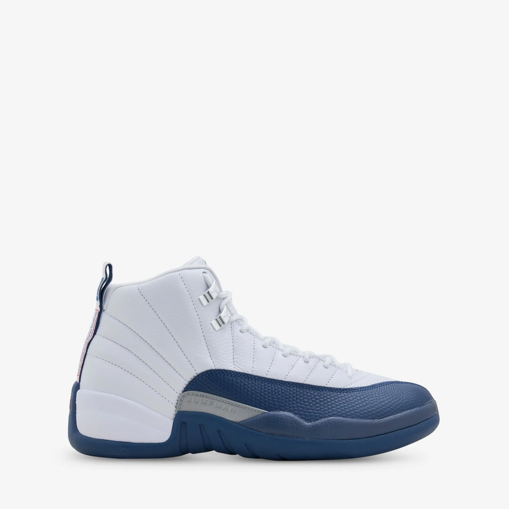 Air Jordan 12 Retro White | French Blue | Metallic Silver Stable Step Supportive Feel