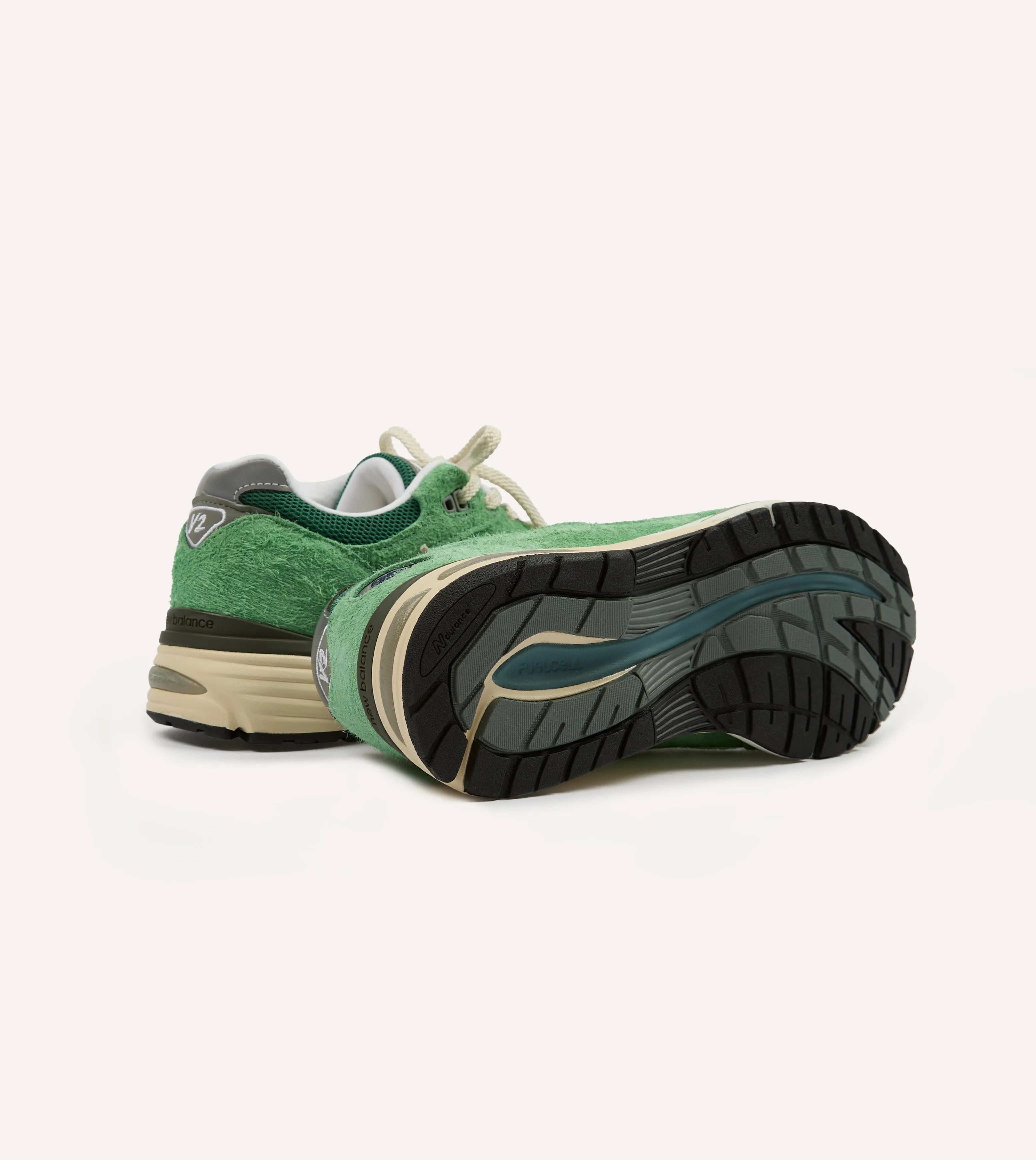 New Balance Green 'Grounded Pastels' Made in UK 991v2 Trainers Fashionable