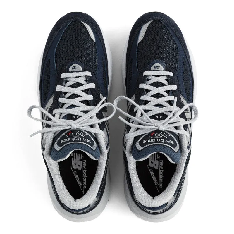 running on soft surface 990v6 - Navy with White - Men's