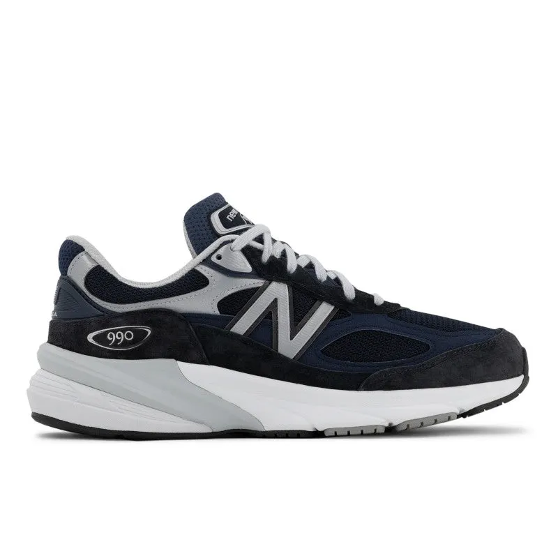 narrow - base - feature shoes reinforced heel shoes 990v6 - Navy with White - Men's