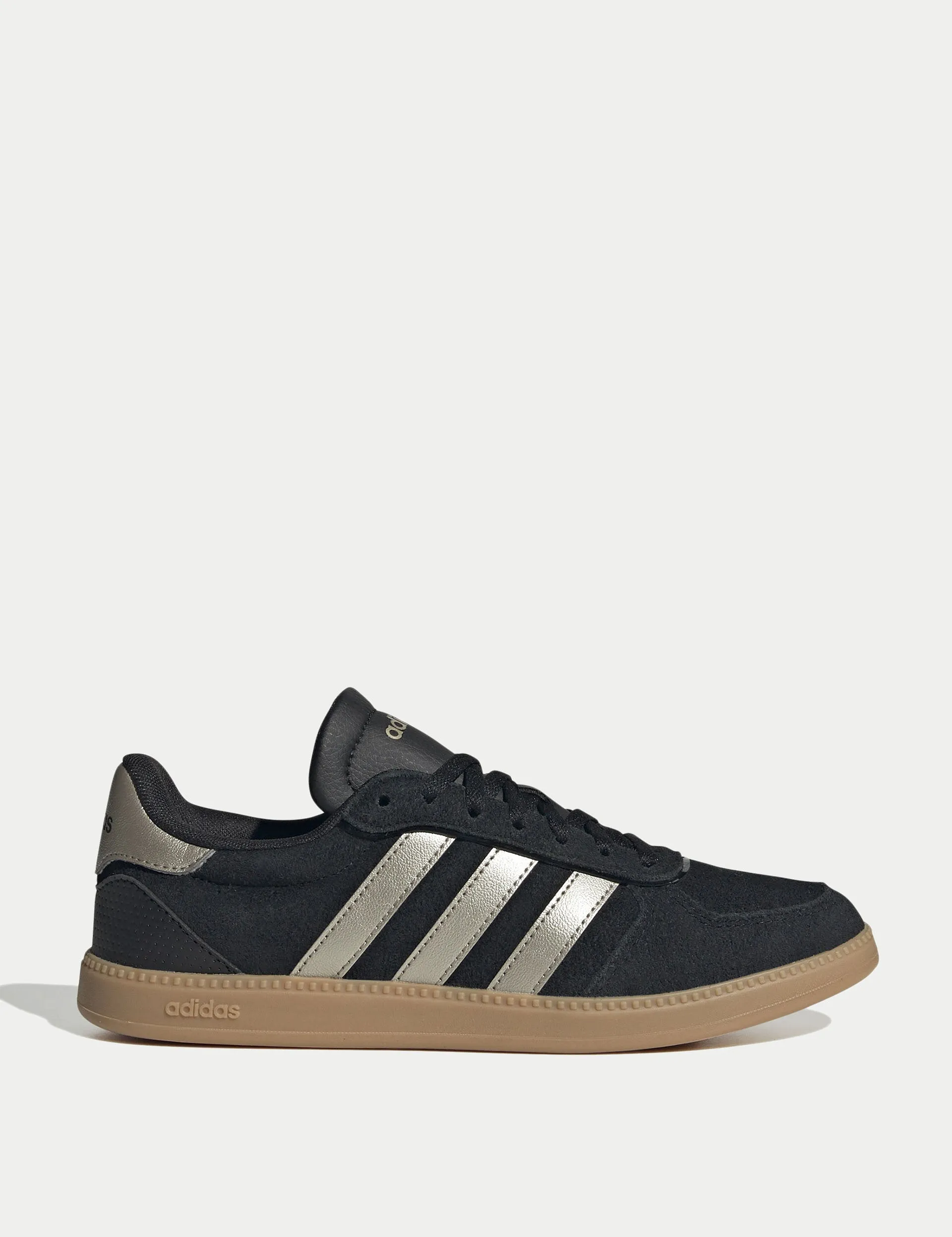 Breaknet Sleek Shoes - Core Black/Cyber Metallic/Gum 3 Daily Step Durable outsole