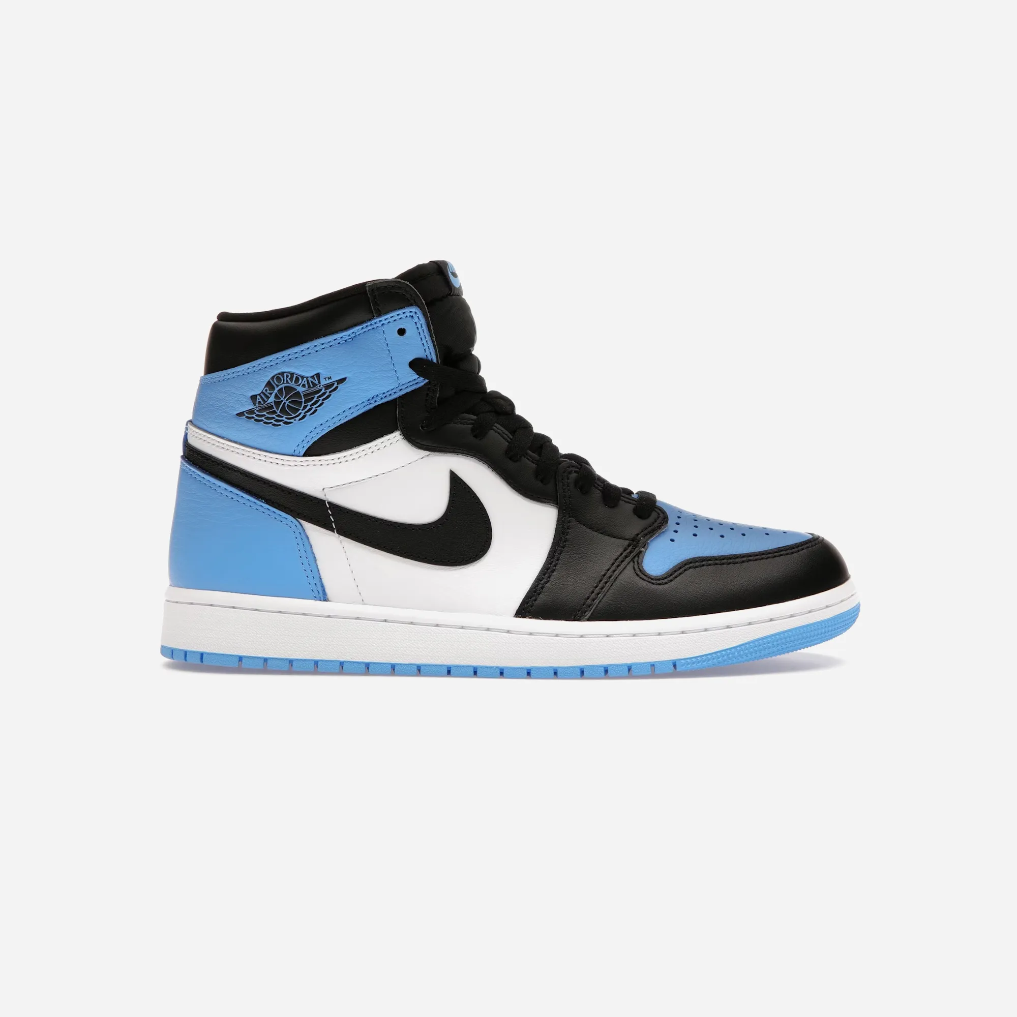 Nike Air Jordan 1 Retro High OG UNC Toe All Day Pace Lace Lock System